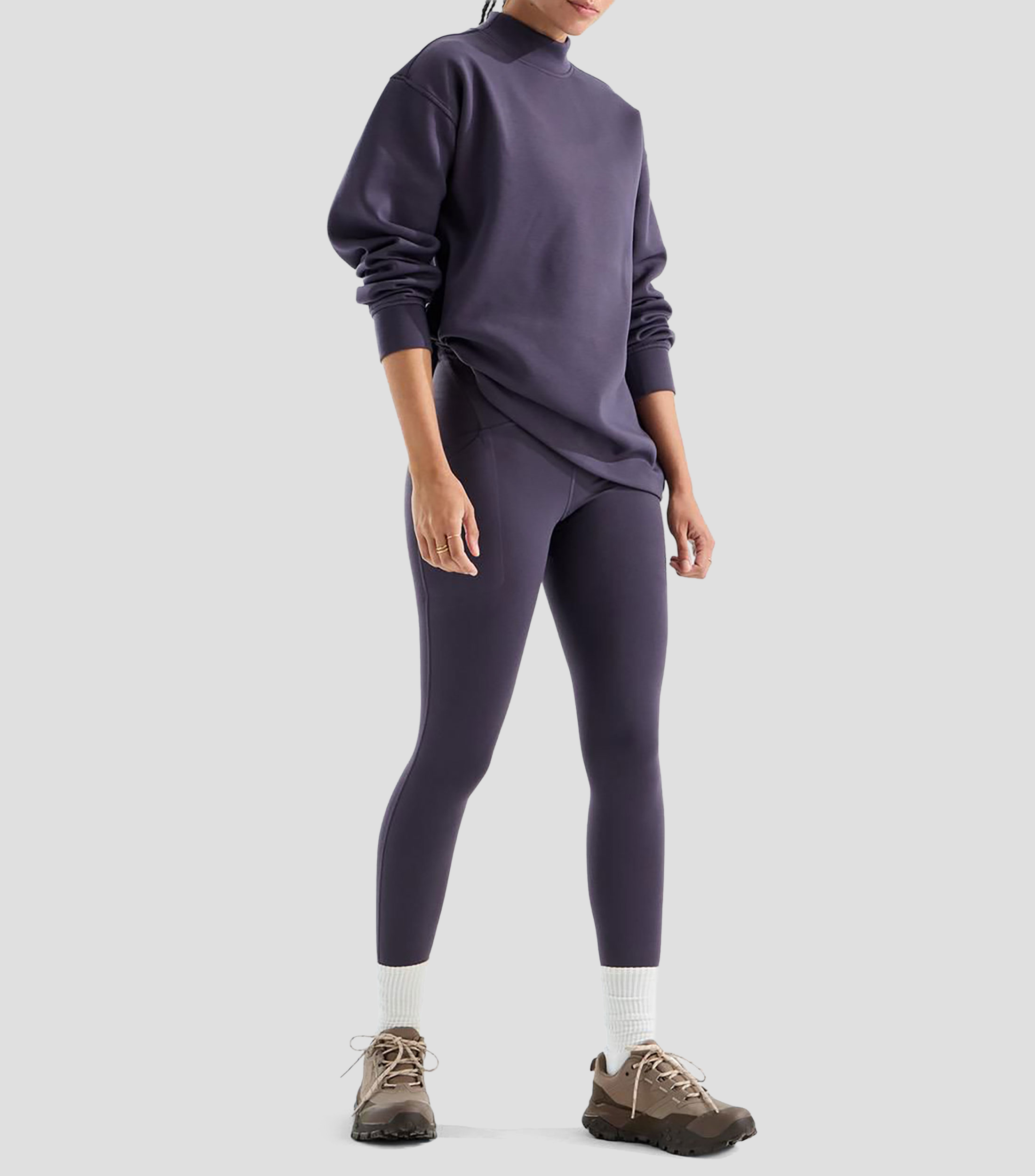 Sudadera Jaida Long Crew Mujer
