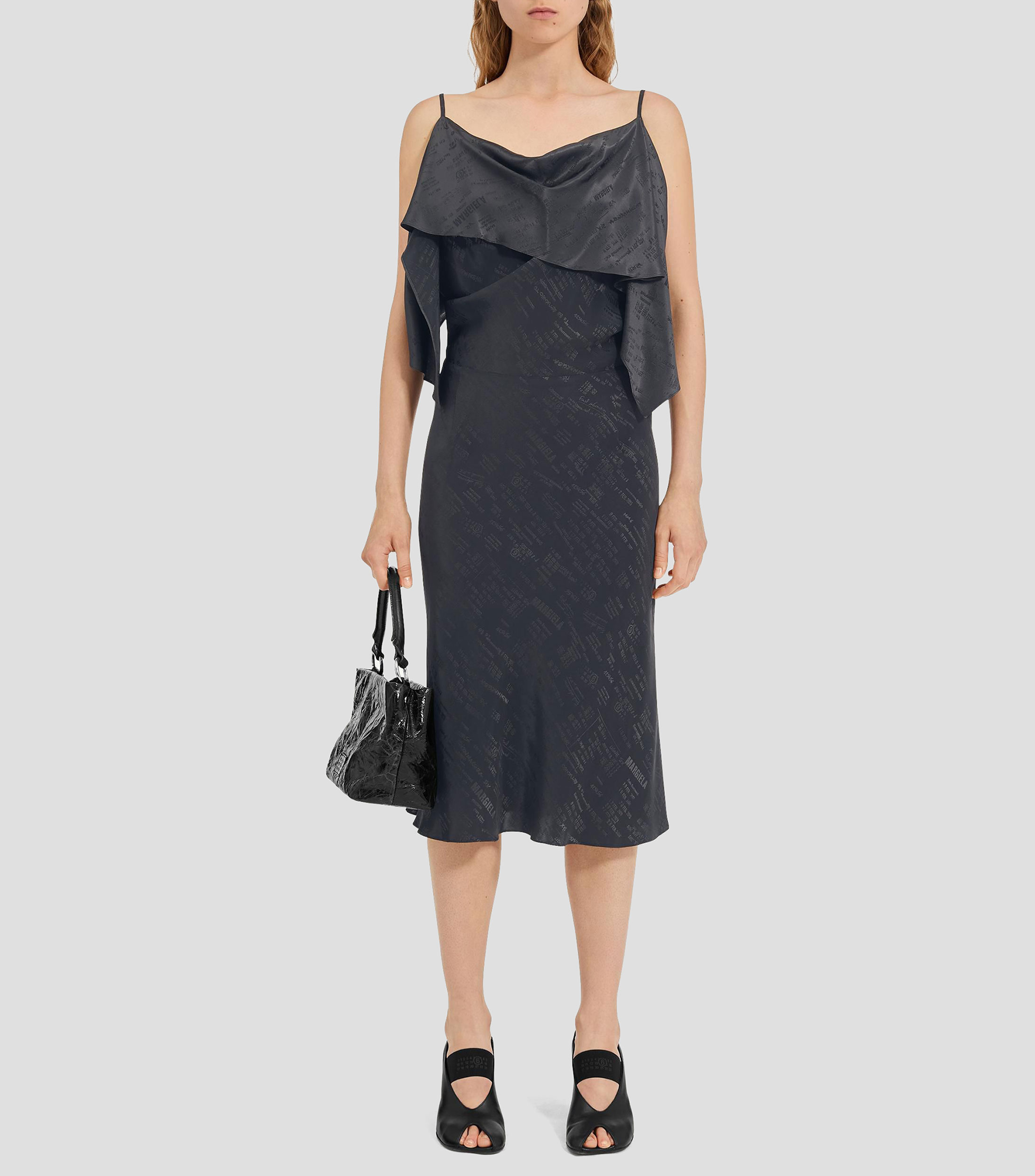 Vestido midi estampado Mujer