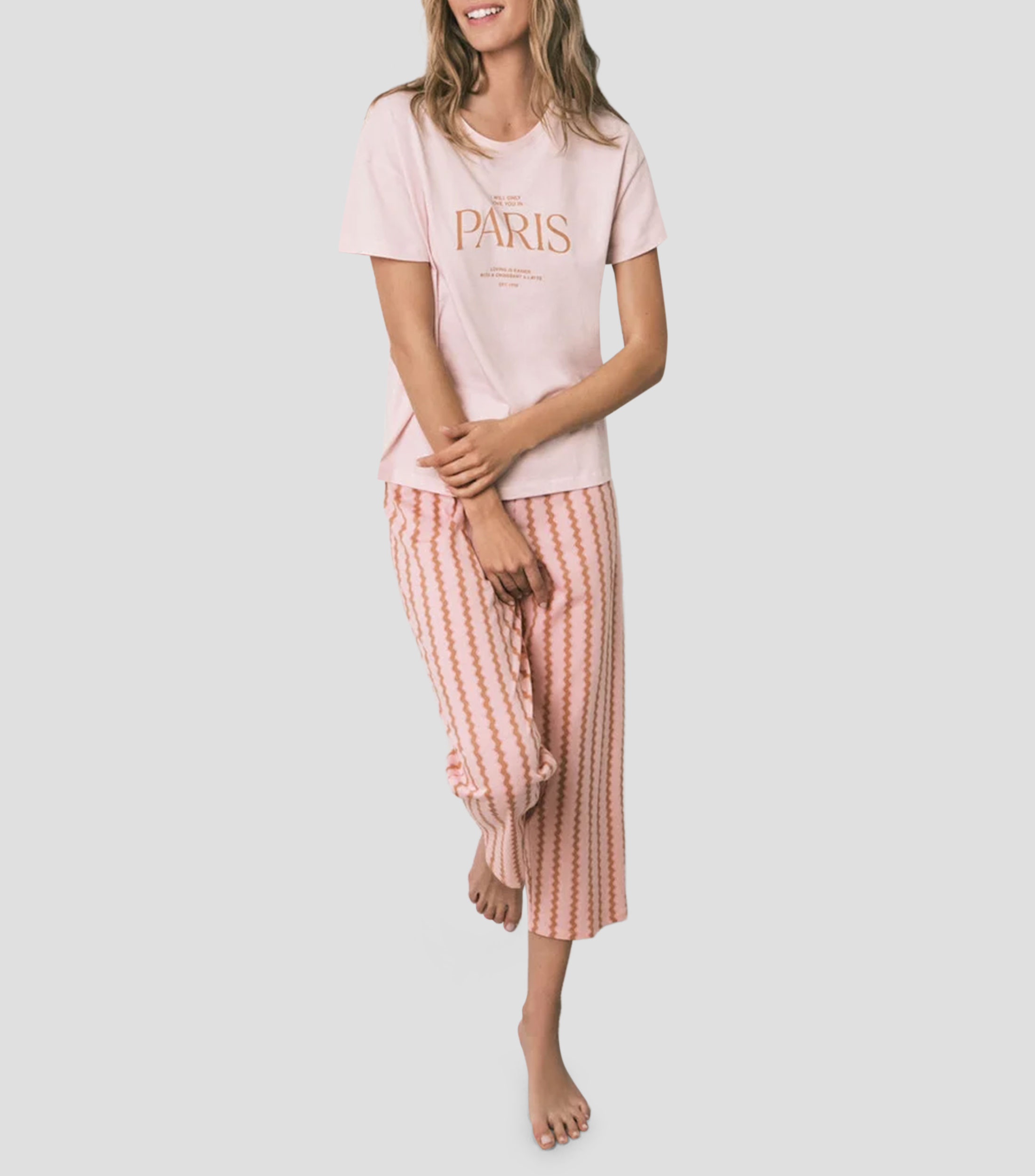 Pijama 2 Piezas estampada Mujer