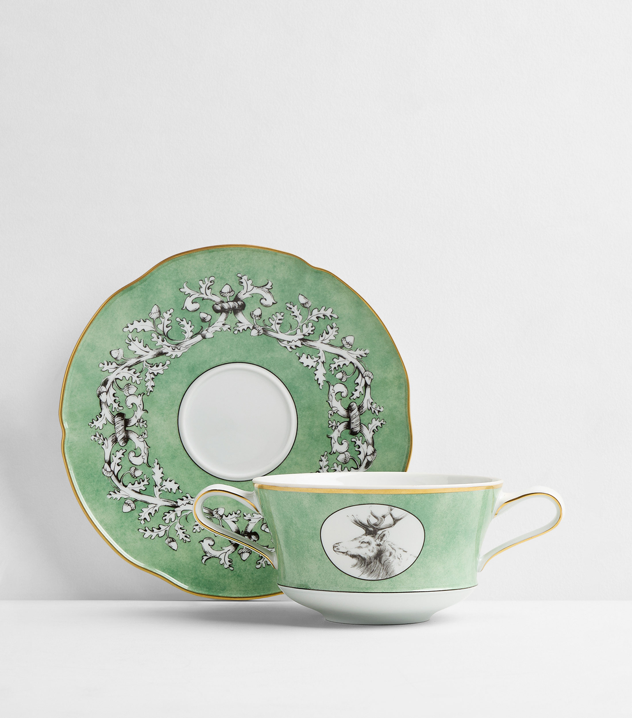 Taza para consomé con plato Casa de Alba