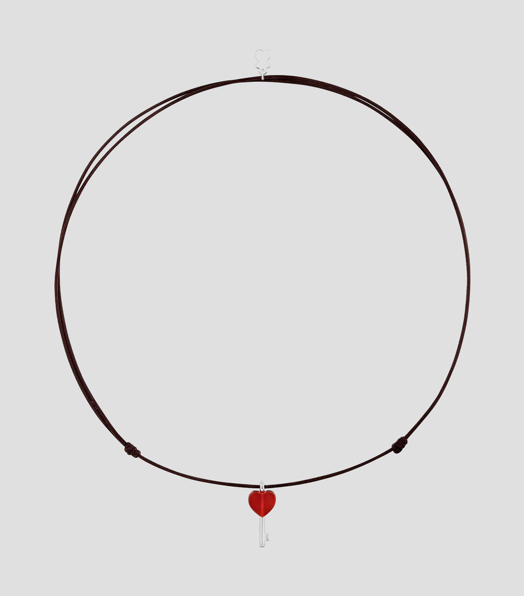 Collar Unlock con corazón Mujer