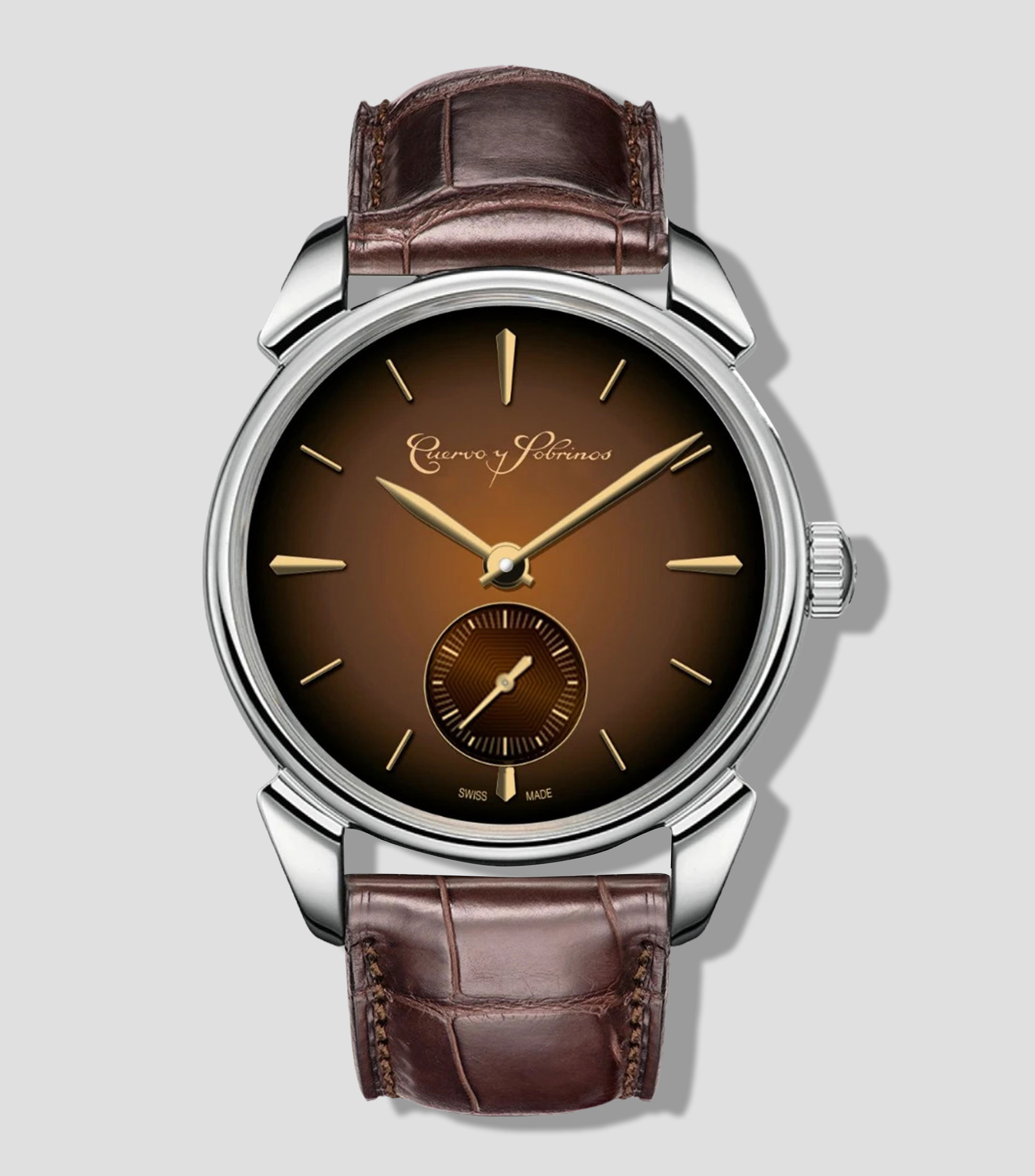 Reloj para Hombre Reserva de la familia casual, plateado