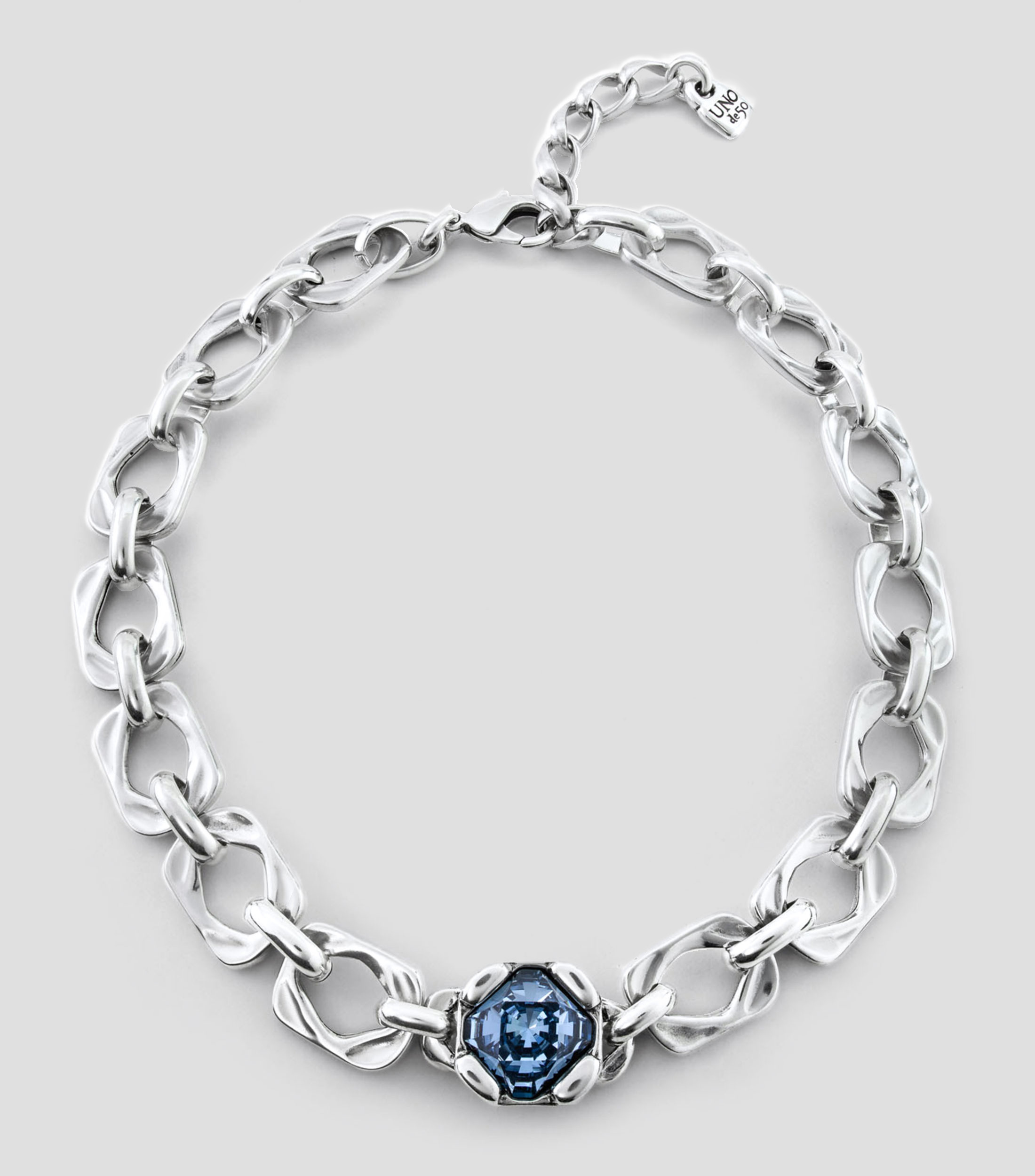 Collar en plata Marvelous Charismatic con cristal facetado Mujer