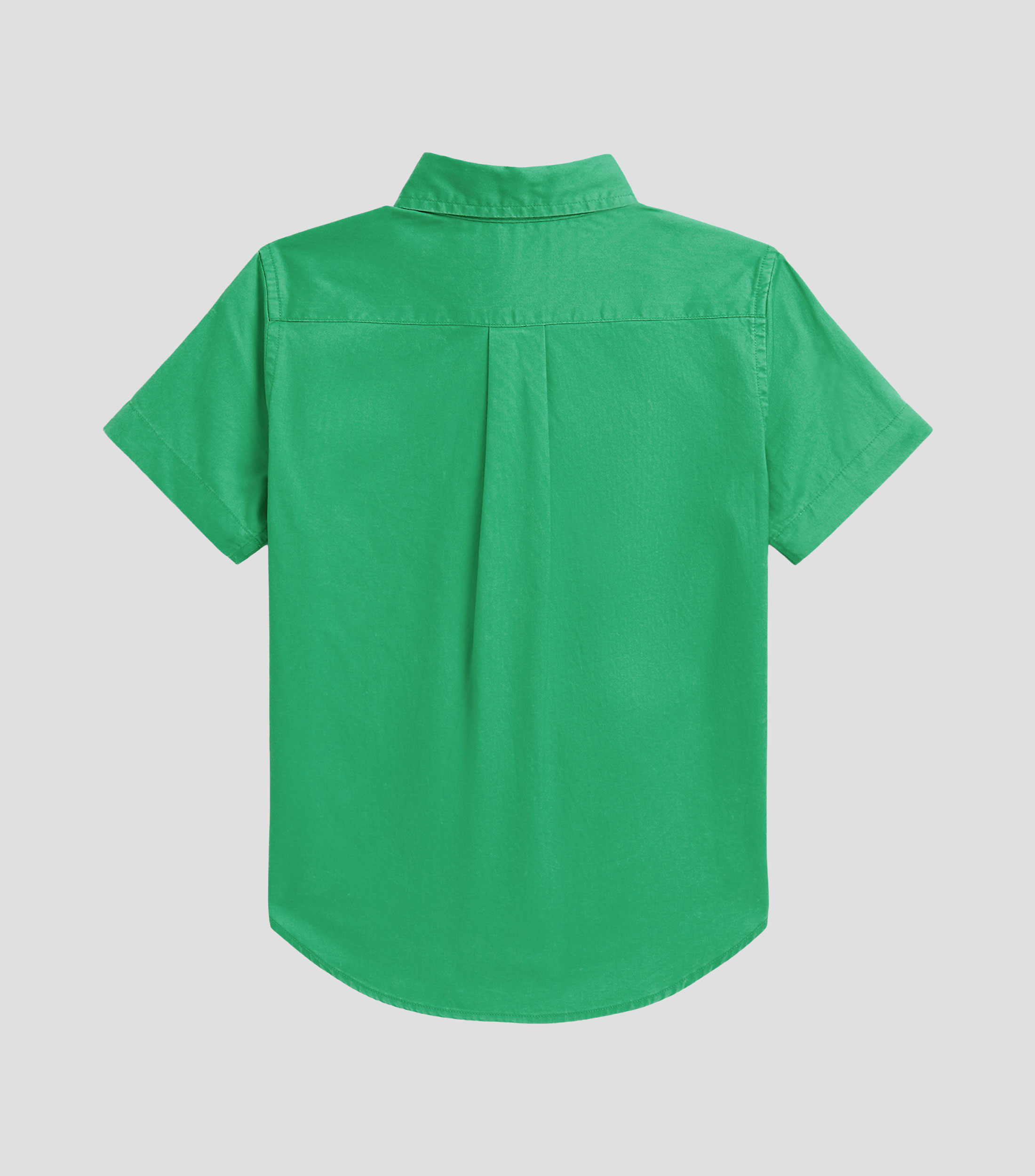 Camisa lisa con manga corta Bebé