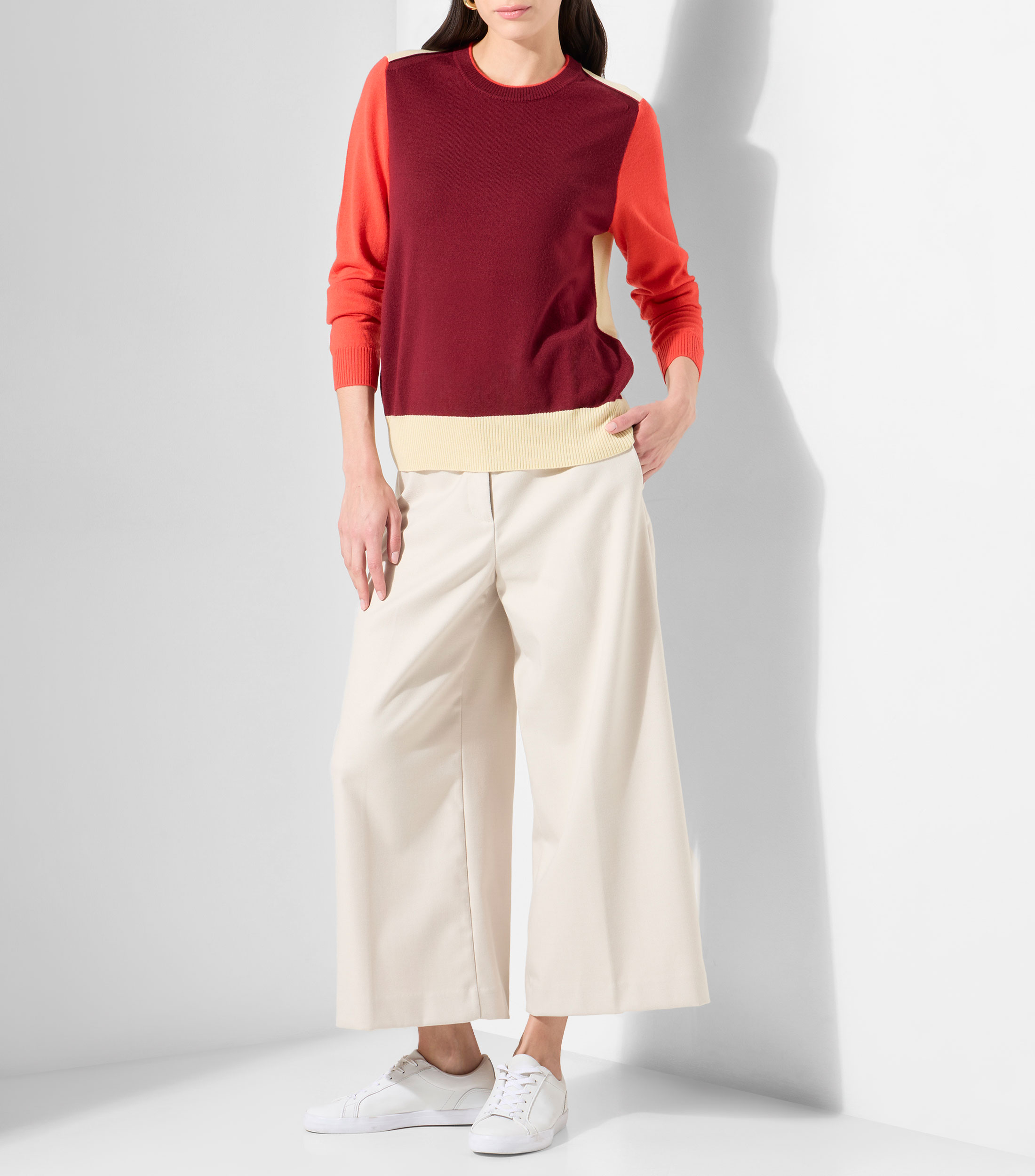Suéter cuello redondo Mujer
