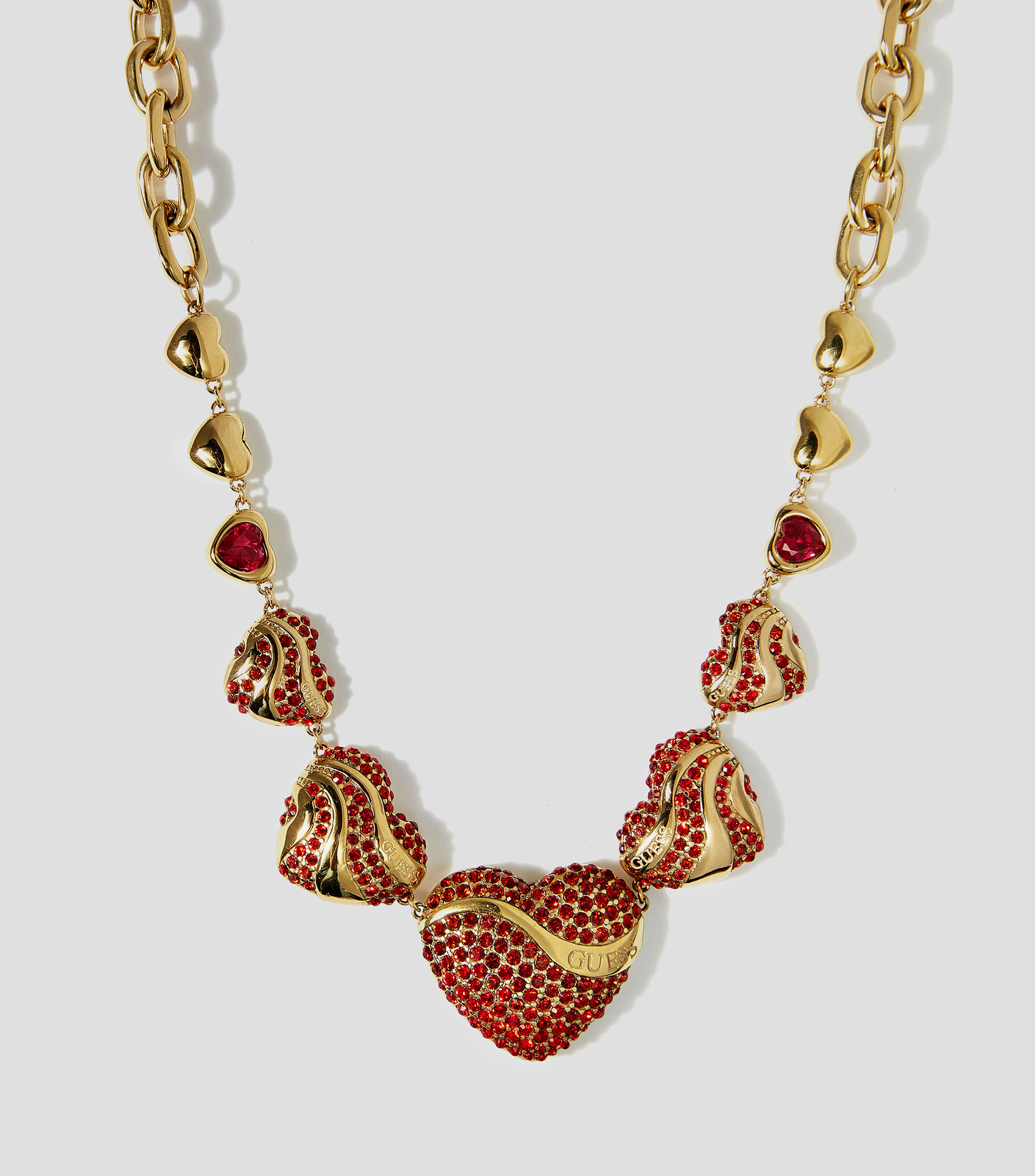 Collar Corazones Mujer