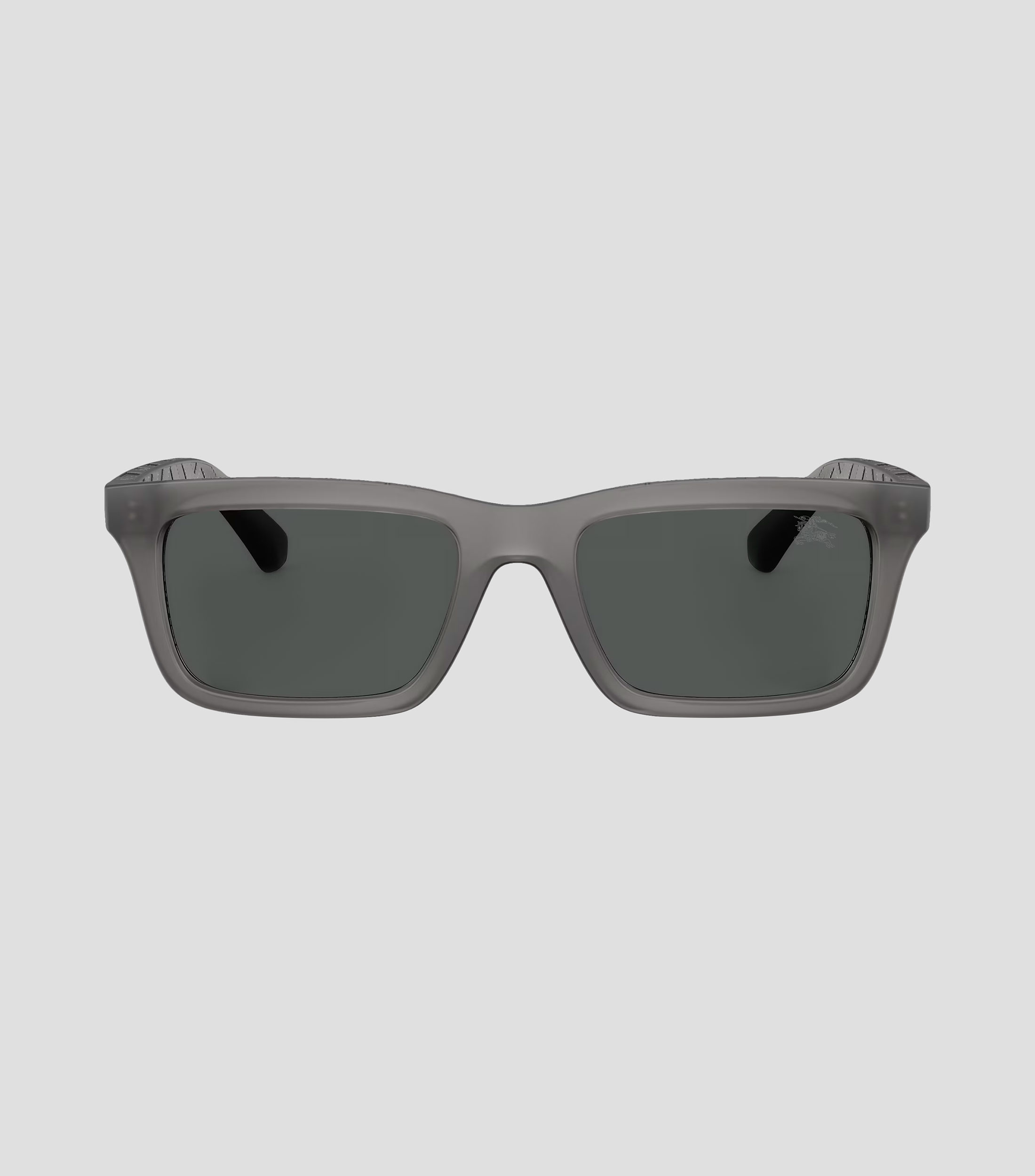 Lentes de sol rectangulares gris mate Unisex