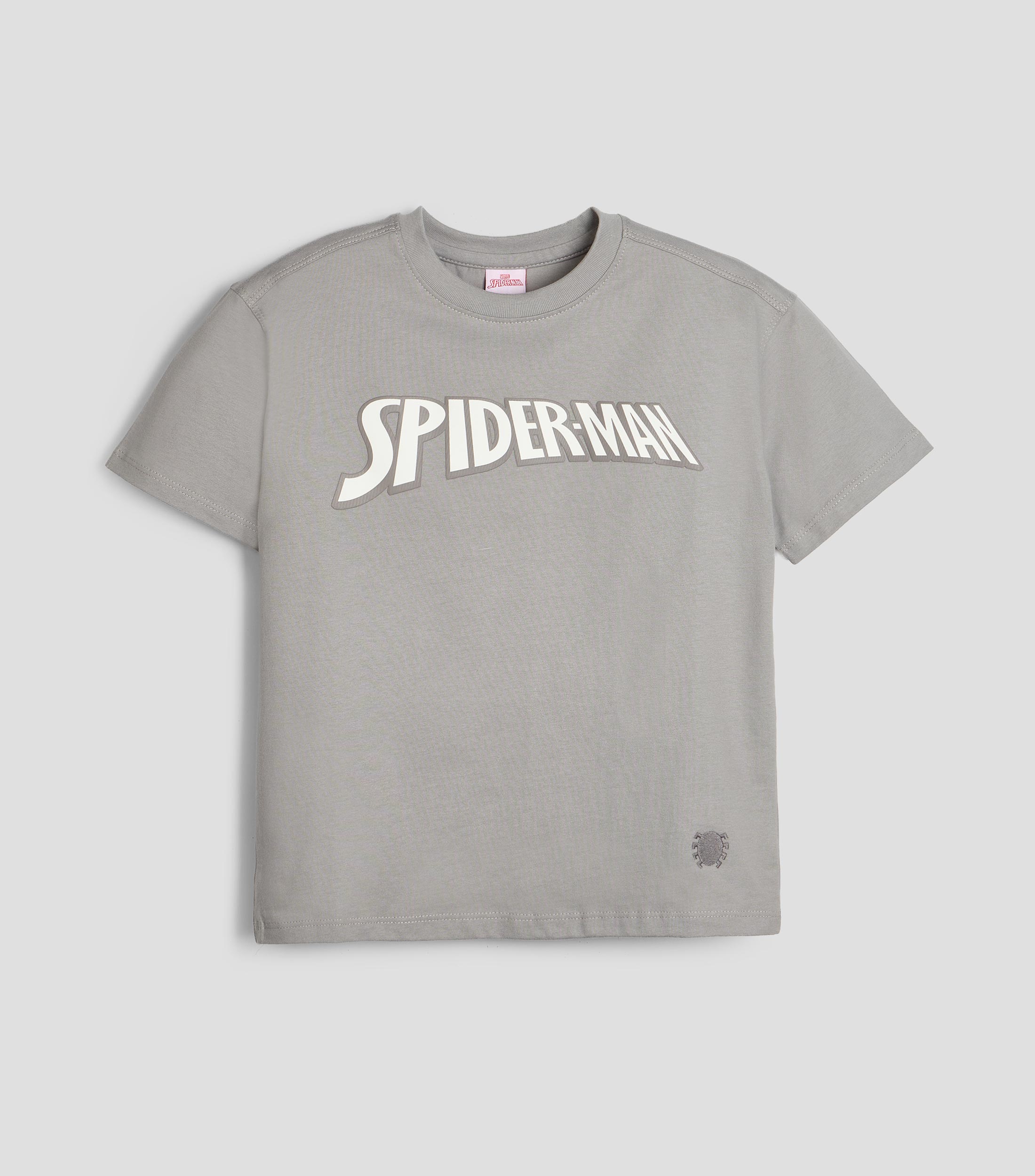 Playera cuello redondo manga corta estampada Niño