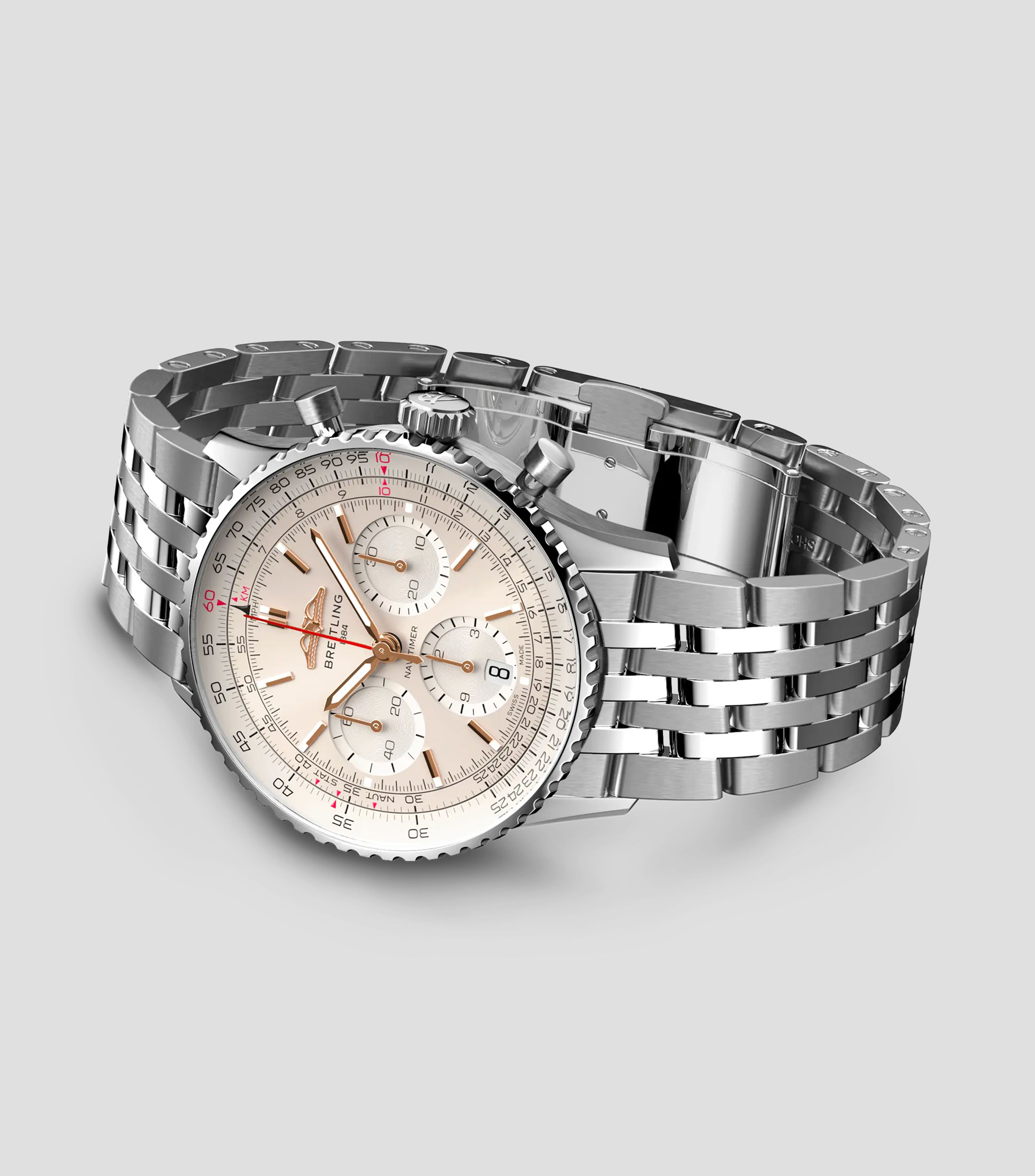 Reloj para Hombre Navitimer B01 Chronograph 41 casual plateado