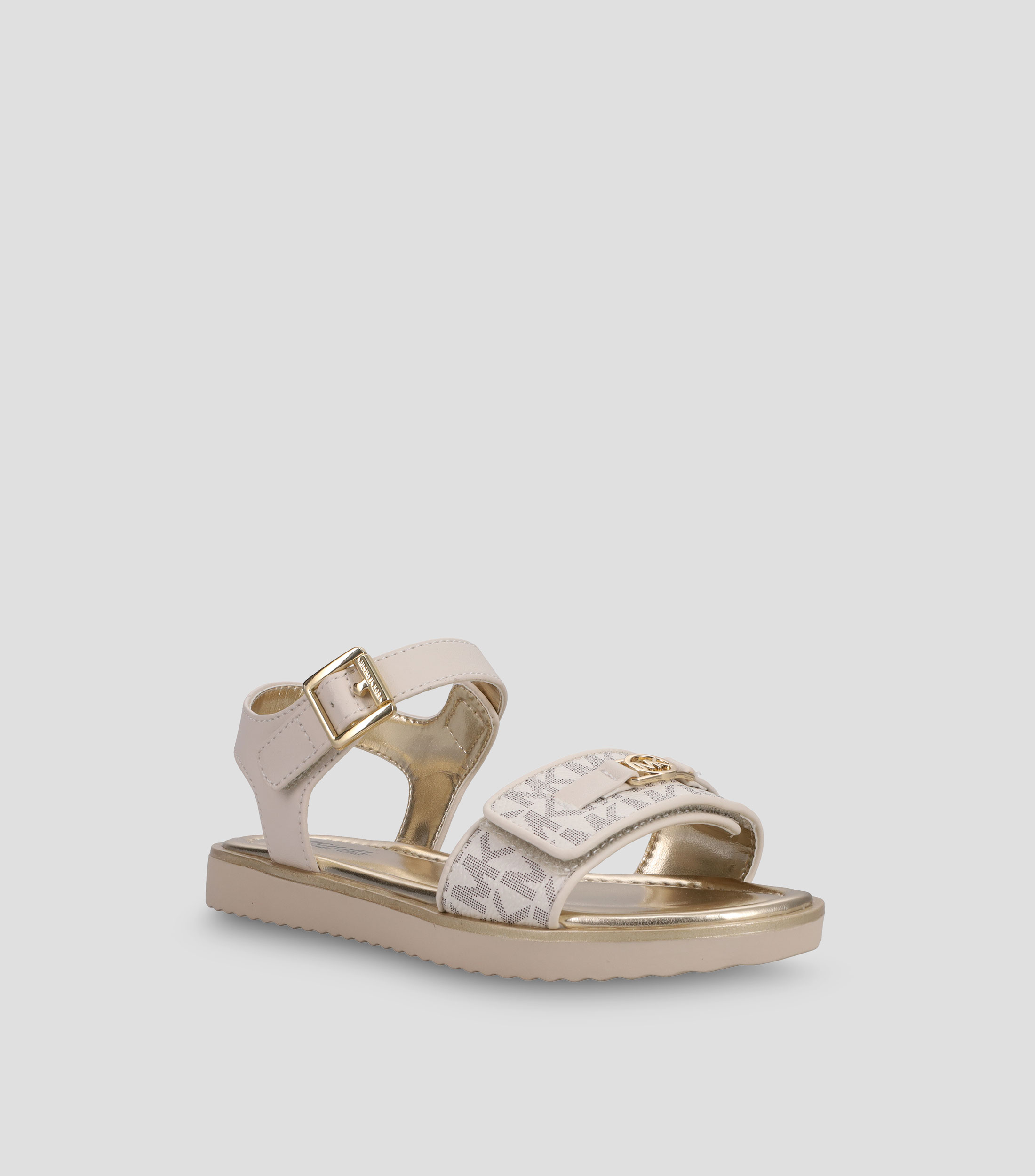 Sandalias planas con logotipo Niña