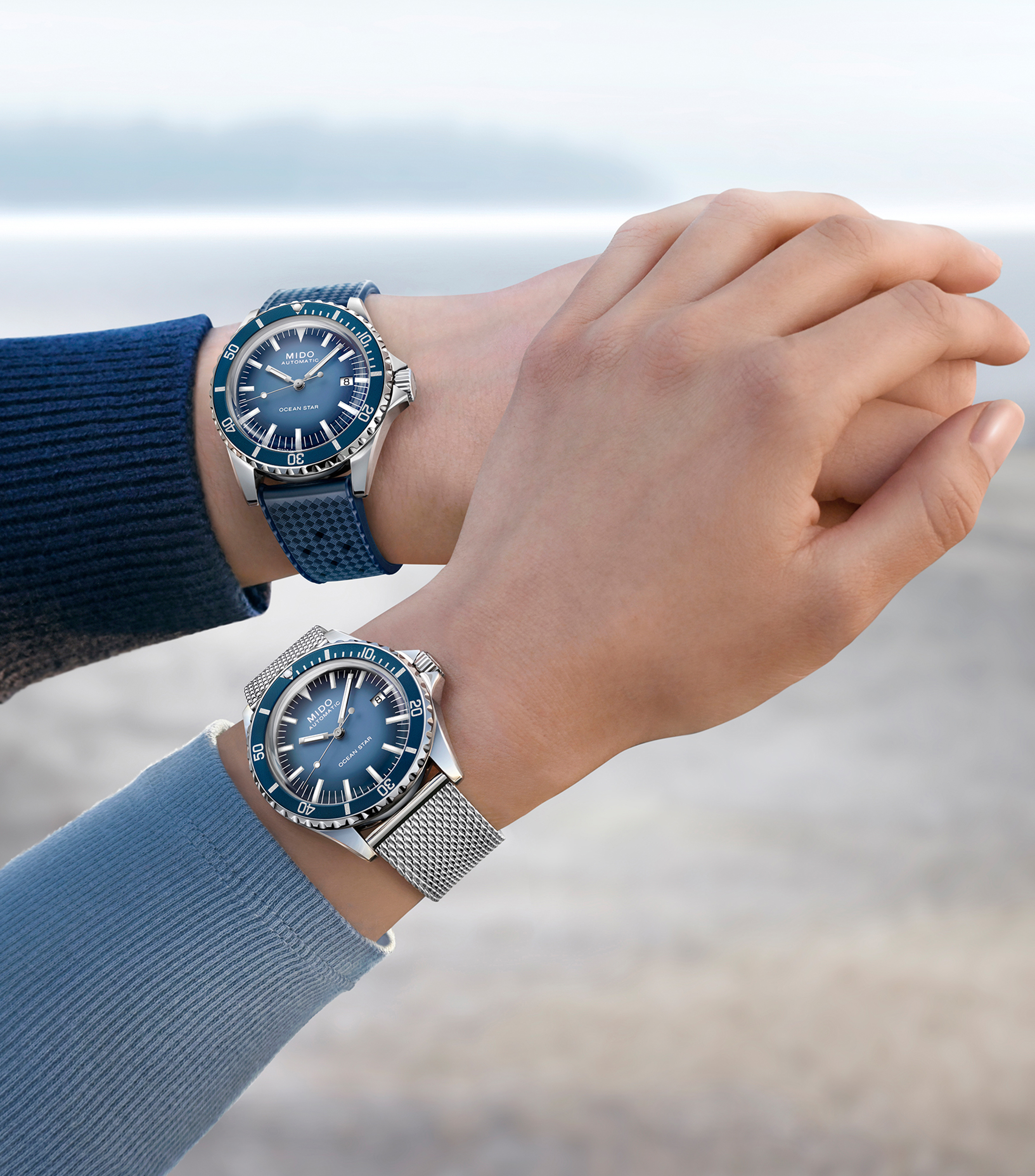 Reloj para Hombre Ocean Star Tribute Deportivo Plata, Azul