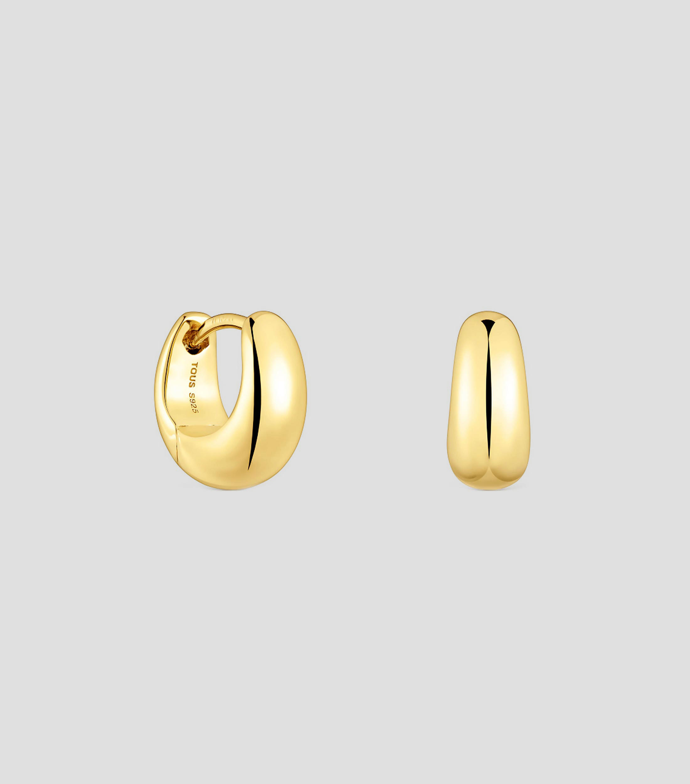 Aretes de Aro Corto Mujer