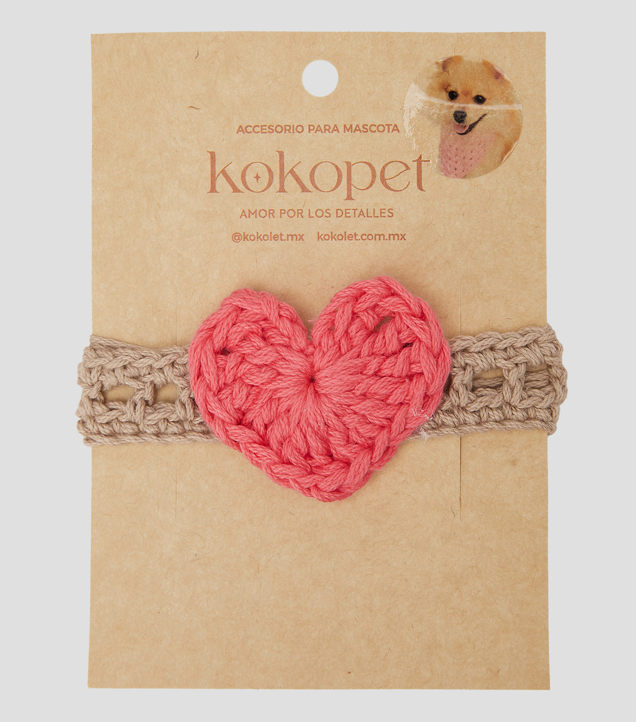 Collar para mascota Corazón