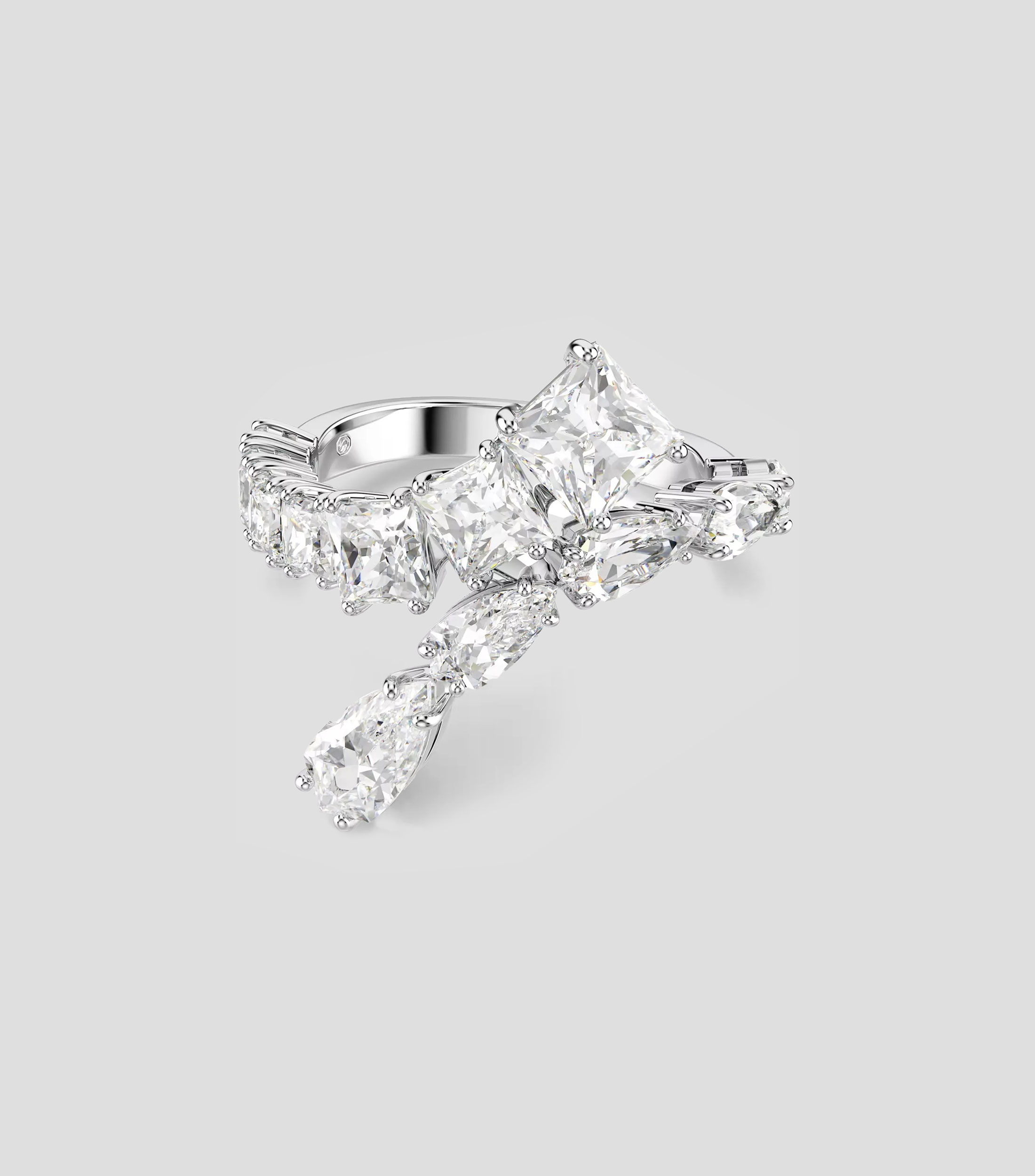 Anillo Matrix con cristales Mujer