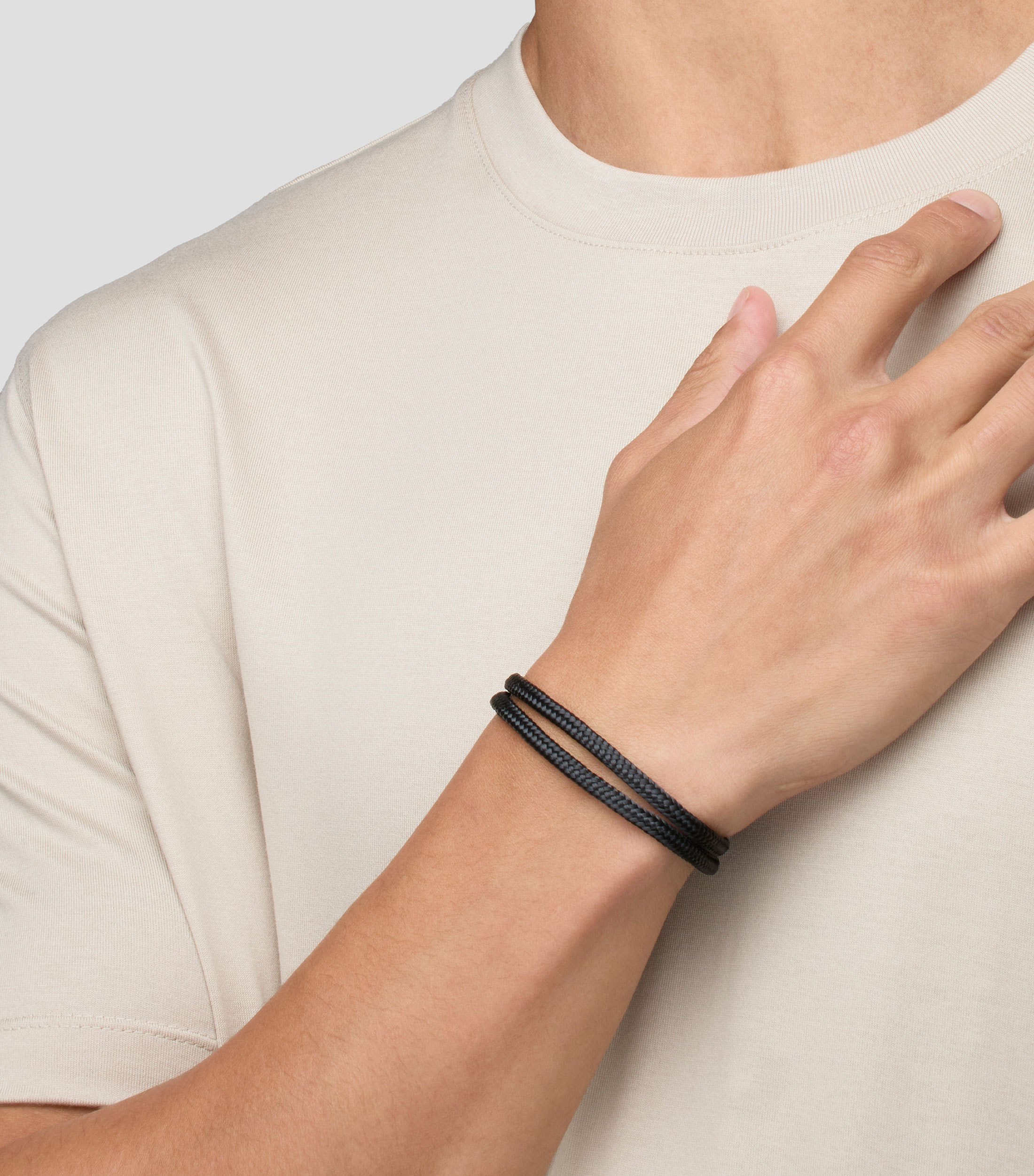 Pulsera negra Don Dino Hombre