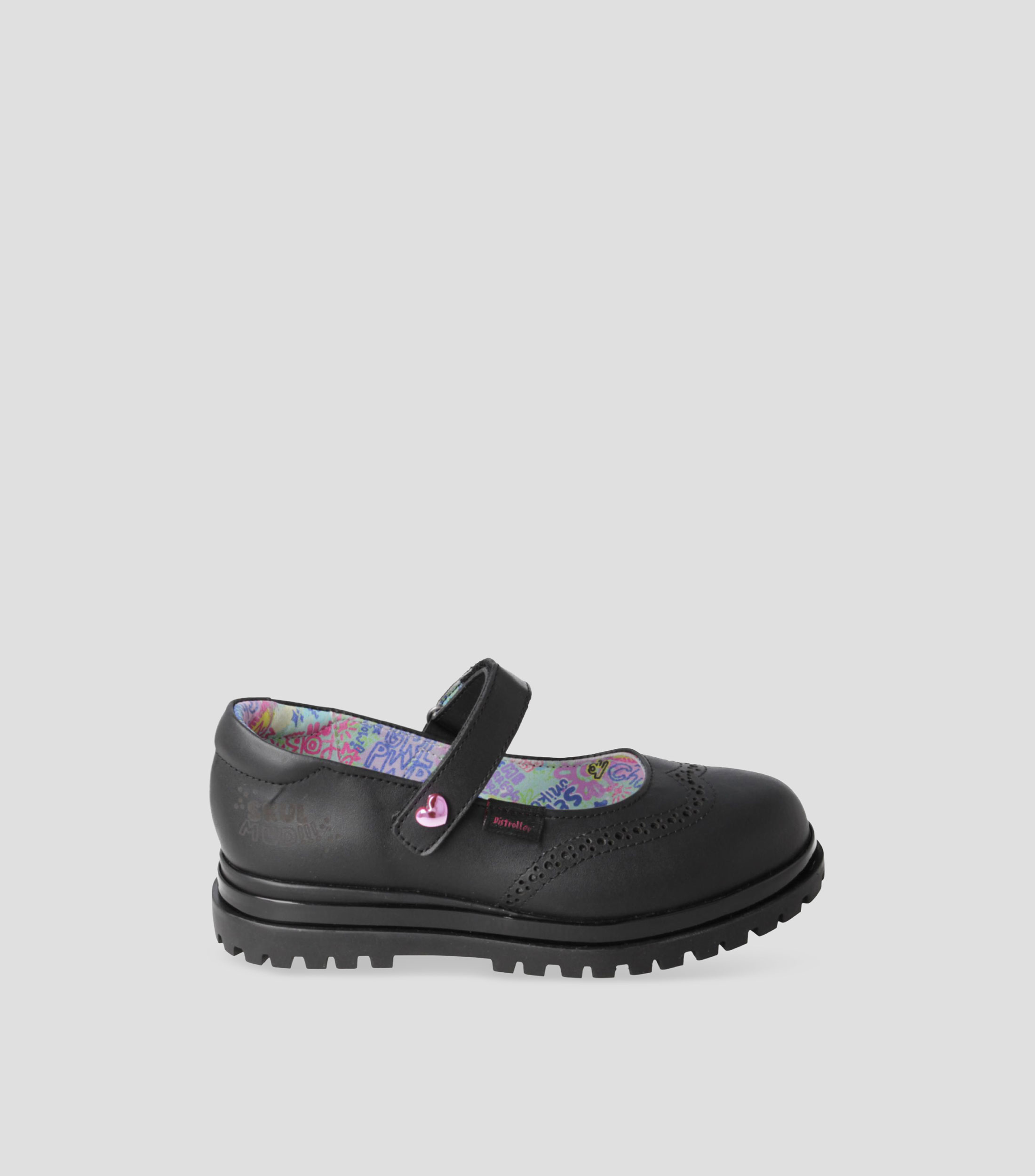 Zapatos escolares Mary Jane en piel Niña