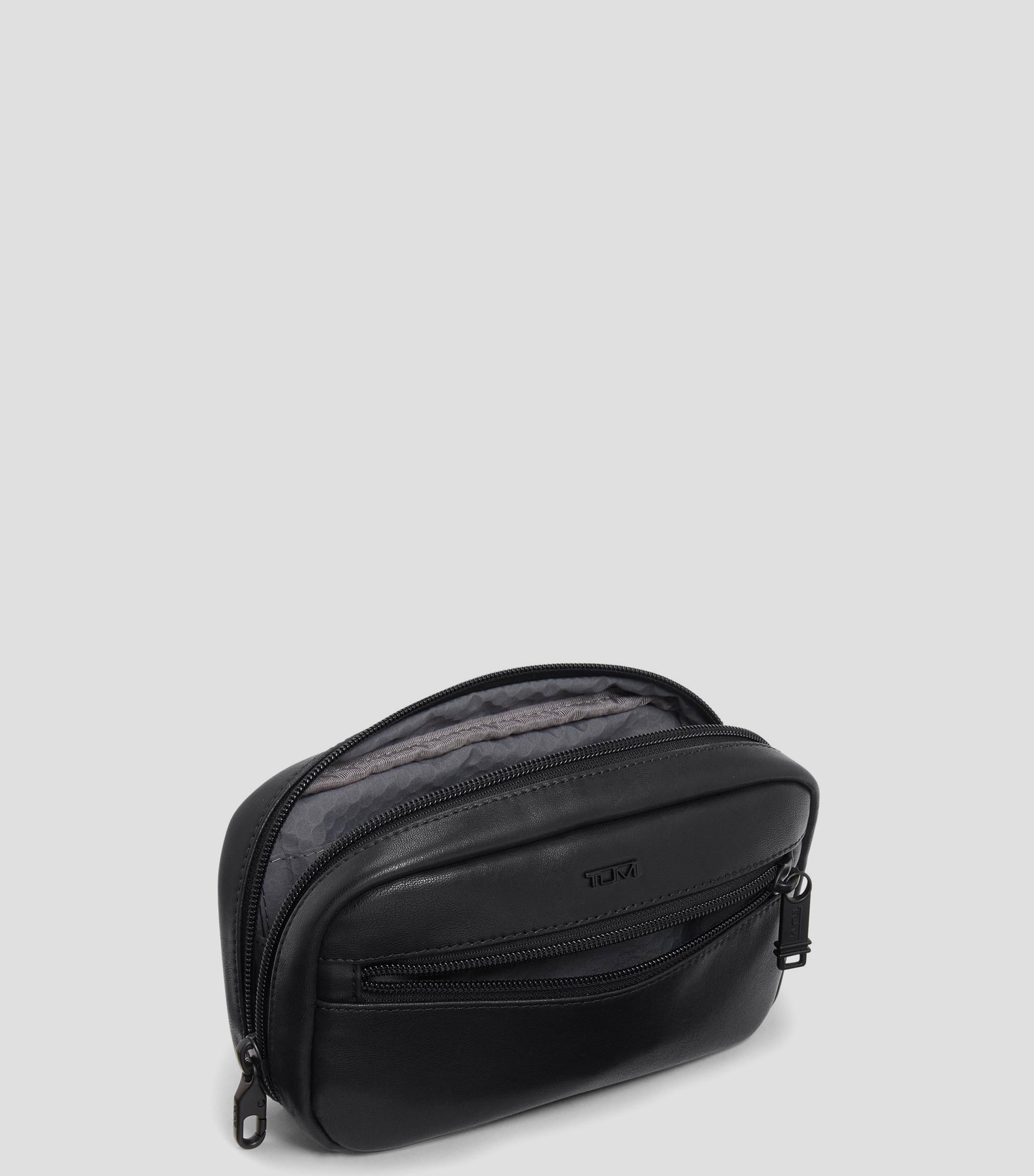 Neceser Travel Access Zip-Around sólido en cuero Unisex