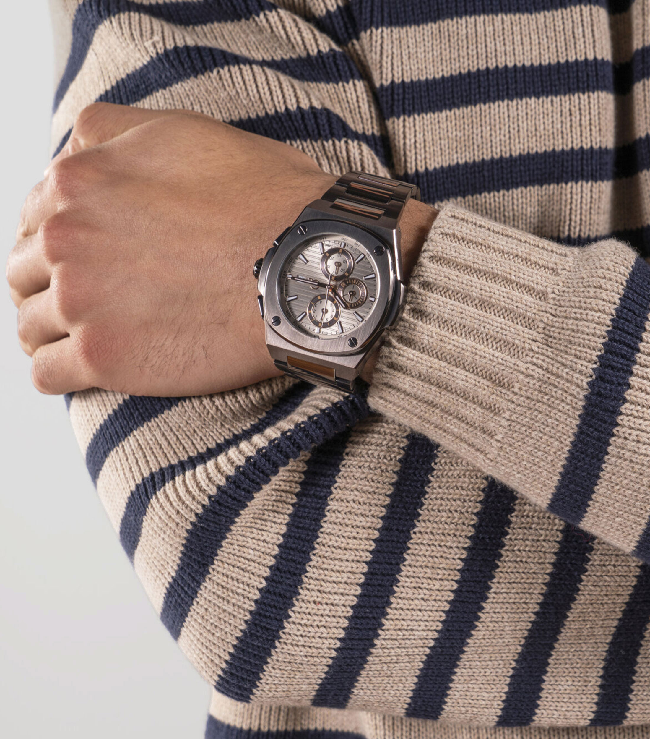 Reloj para Hombre casual Coussin Shape chocolate