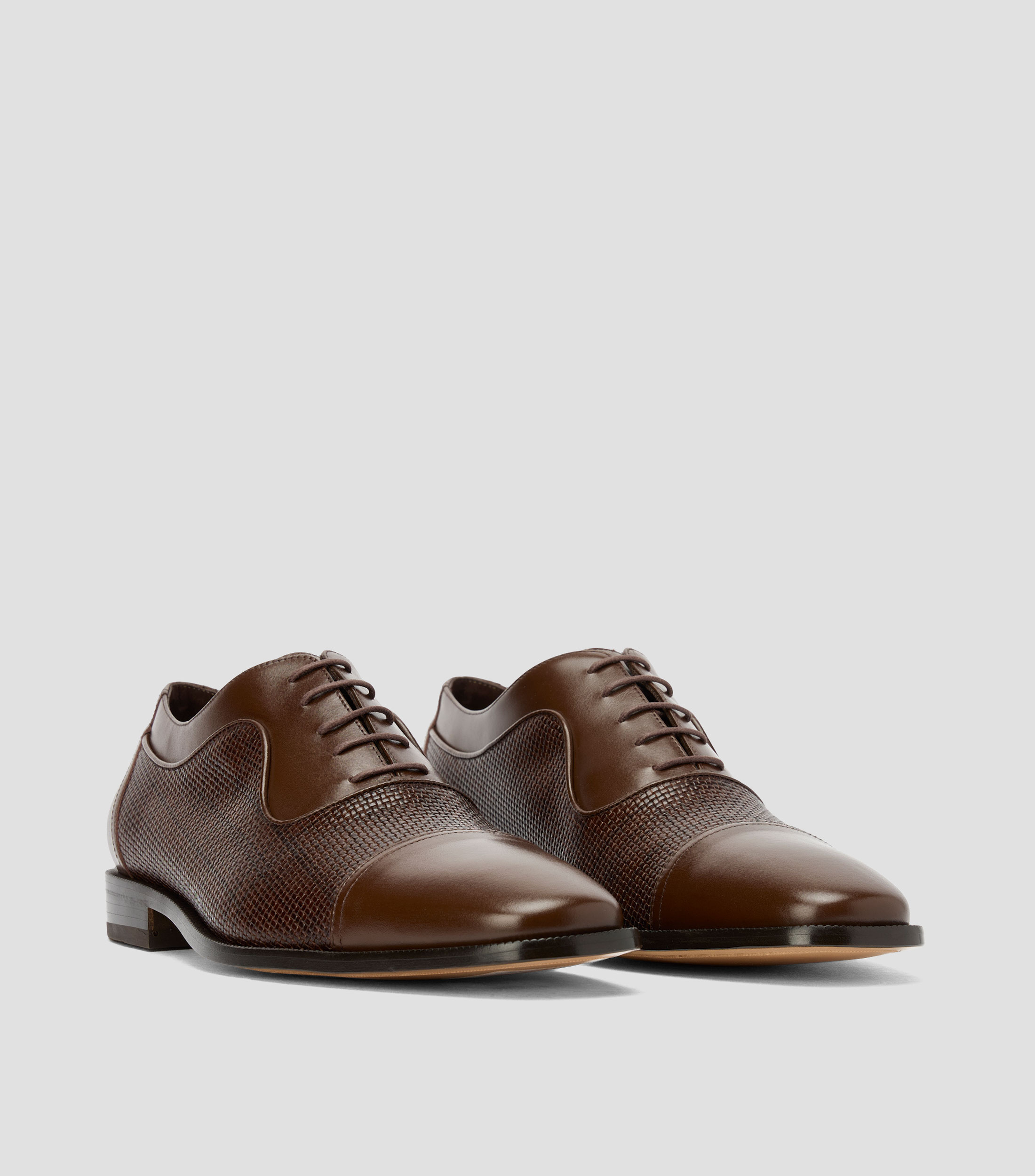 Zapatos Casuales Derby en piel bovina Hombre