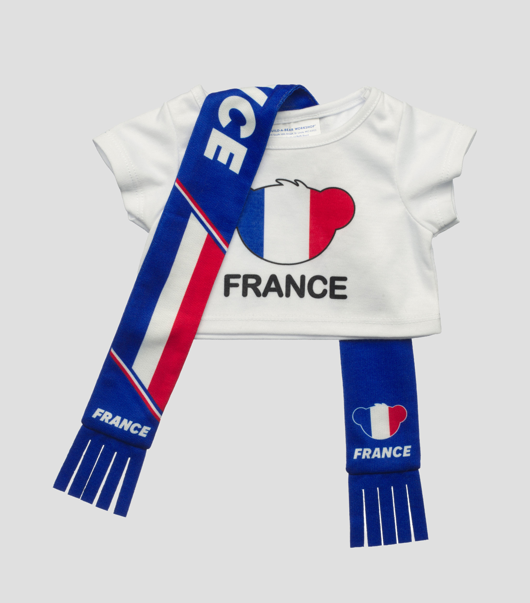 Set para muñeco de peluche Francia