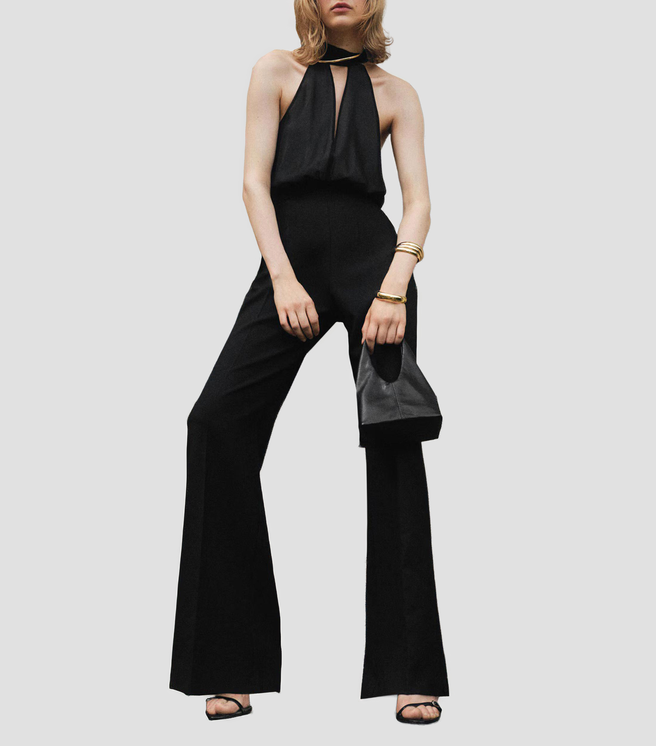Jumpsuit de corte recto Mujer