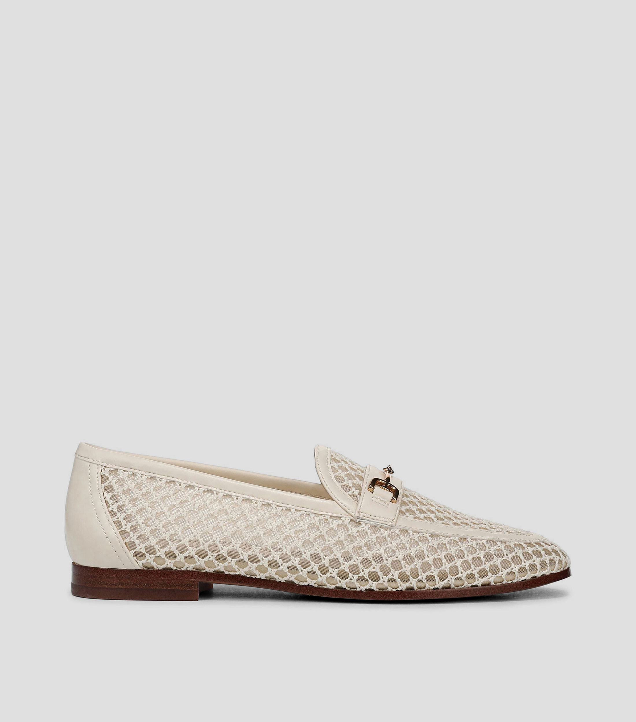Mocasines con herraje metálico Mujer