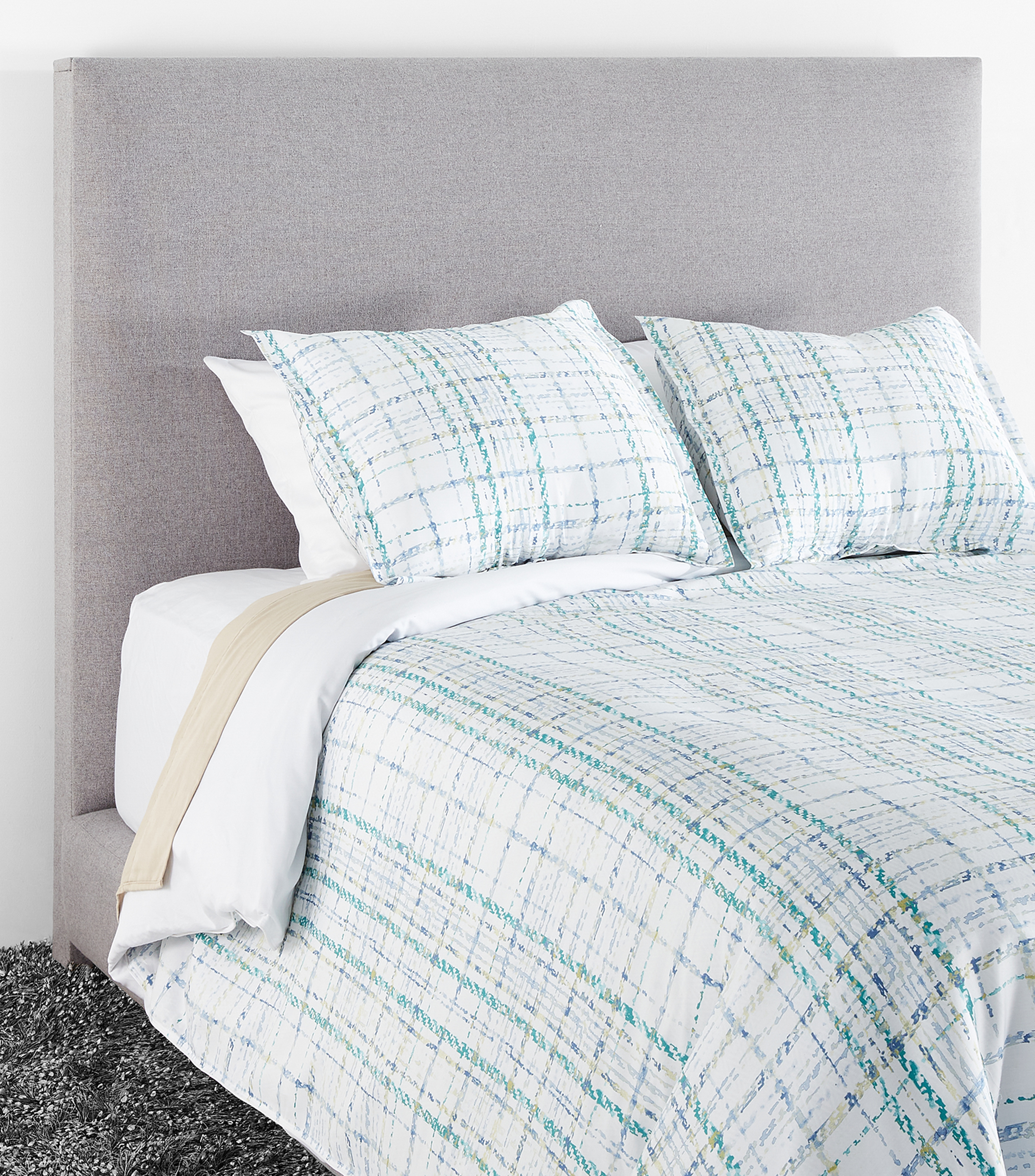 Set de Funda para Duvet Matrimonial/Queen Size Arista Blanco