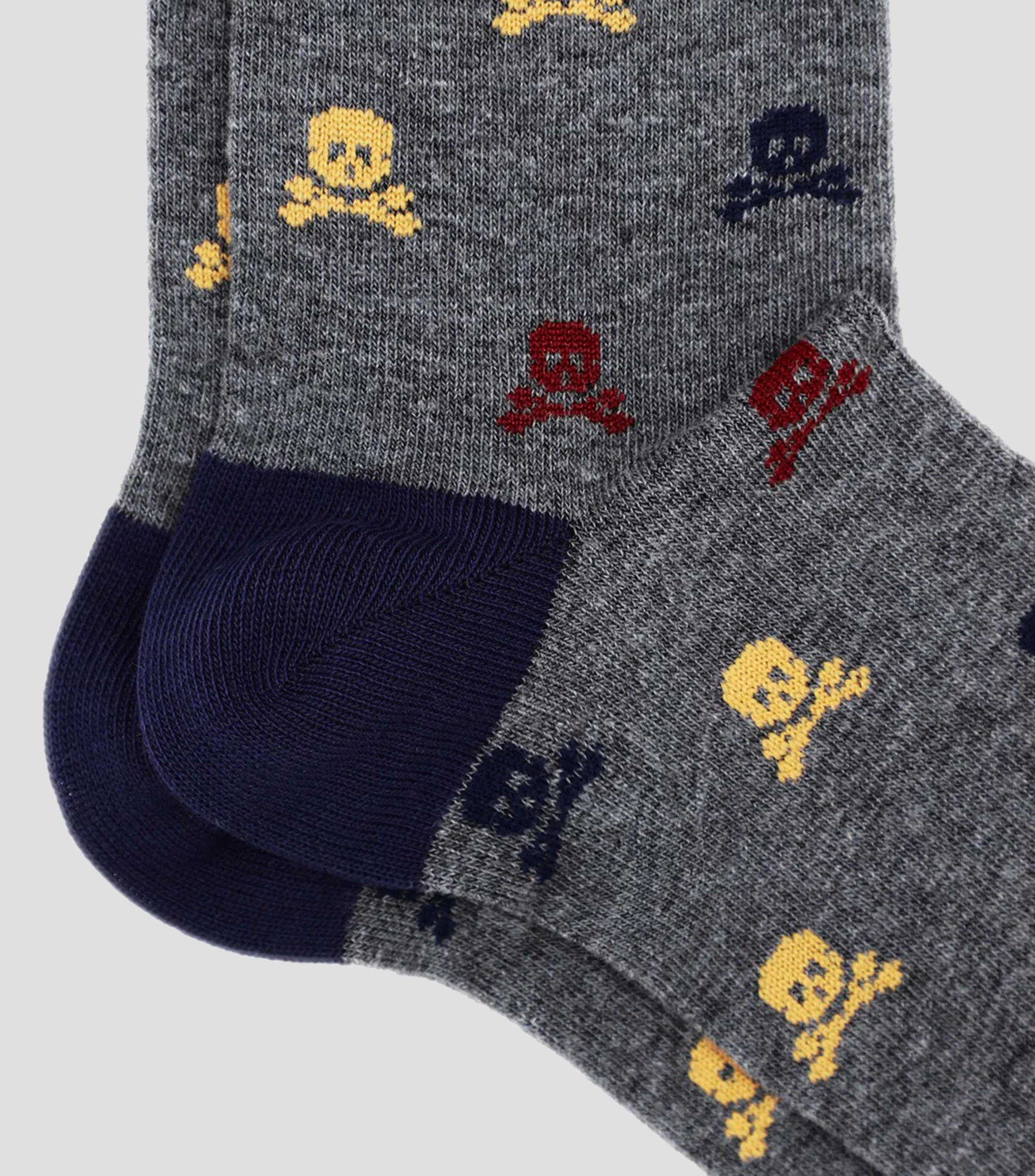 Calcetín estampado Nos Skull Hombre