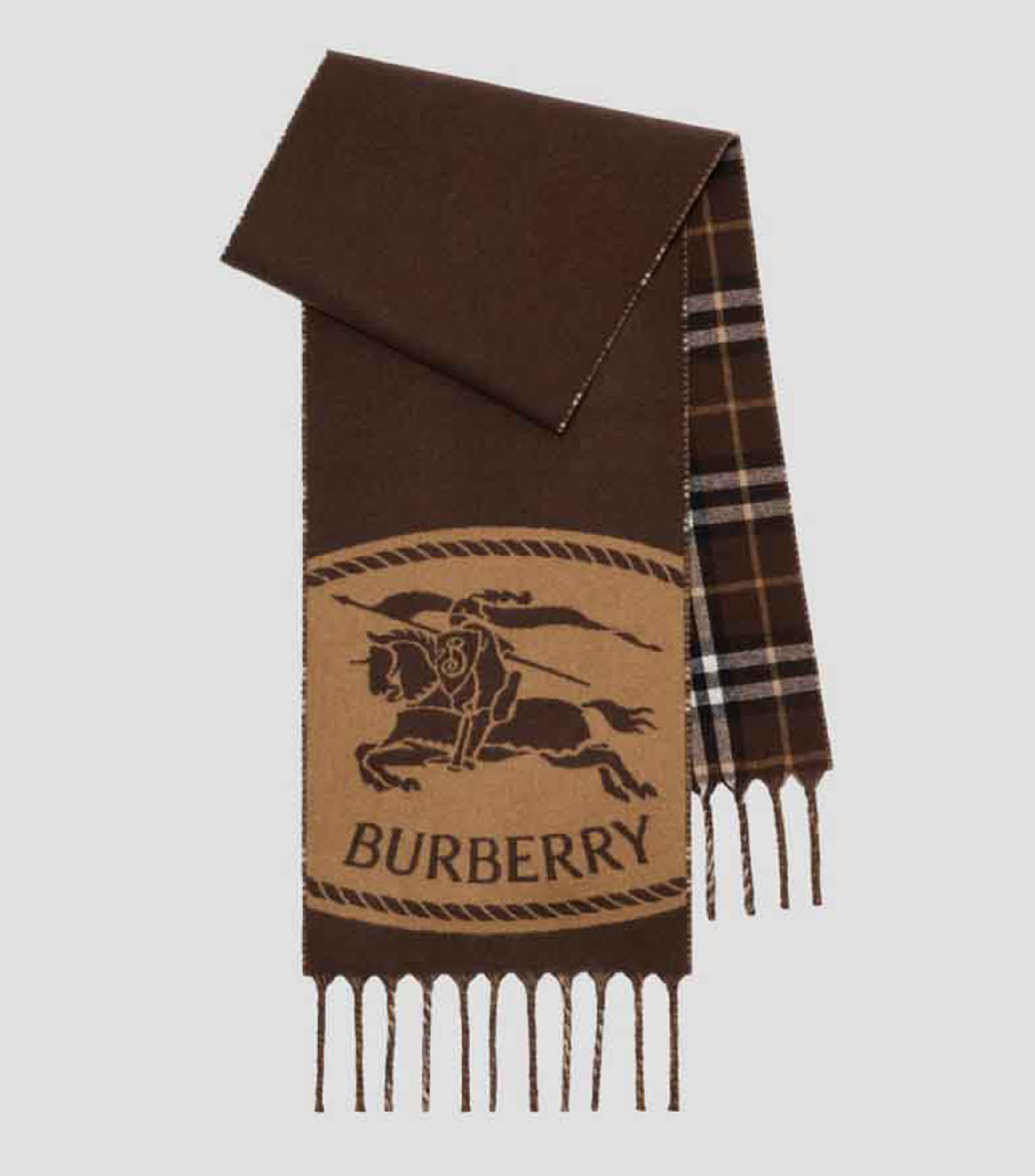 Bufanda con logo estampado Unisex