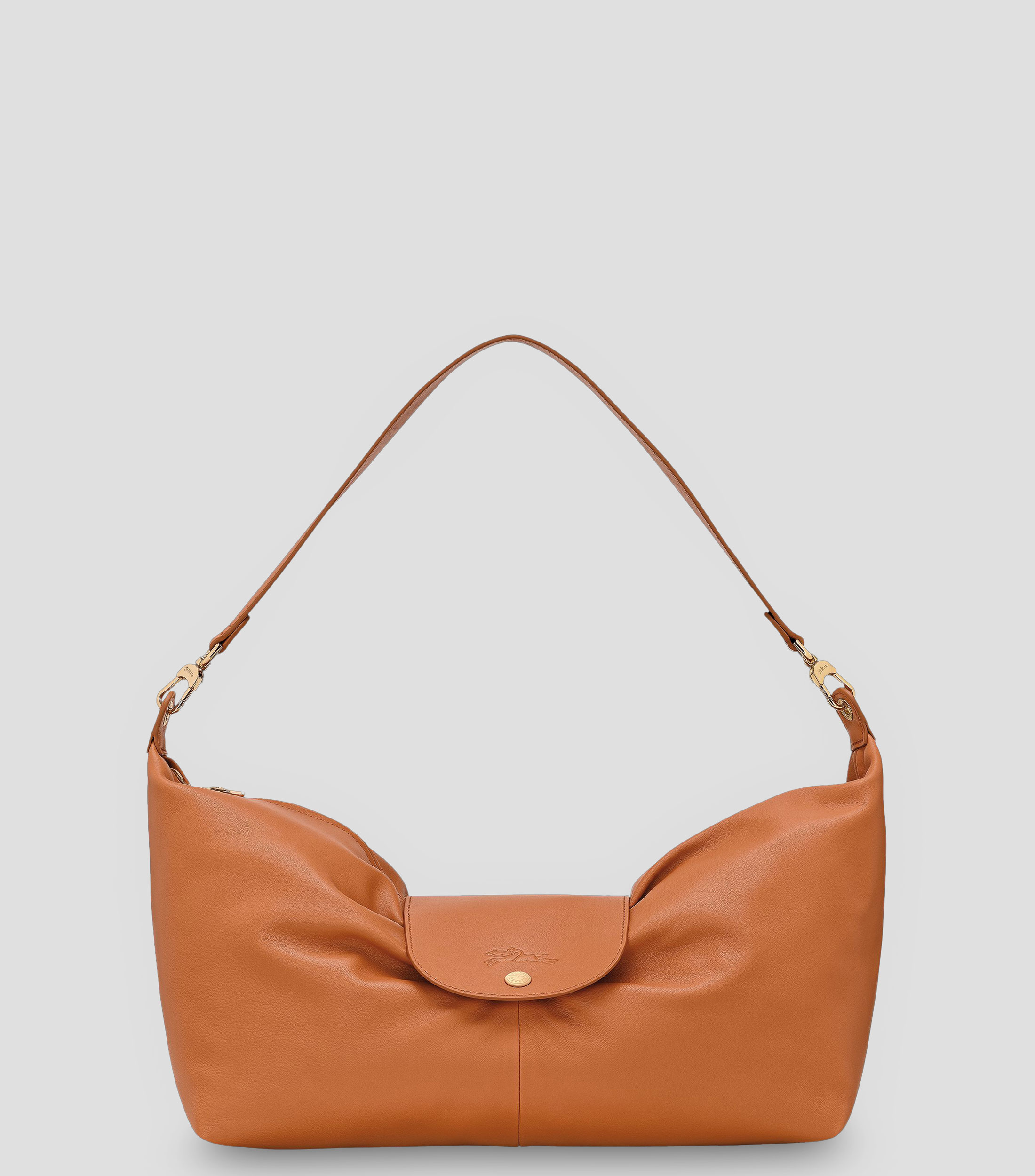 Bolsa Shoulder en cuero de cordero Le Pliage Xtra lisa Mujer