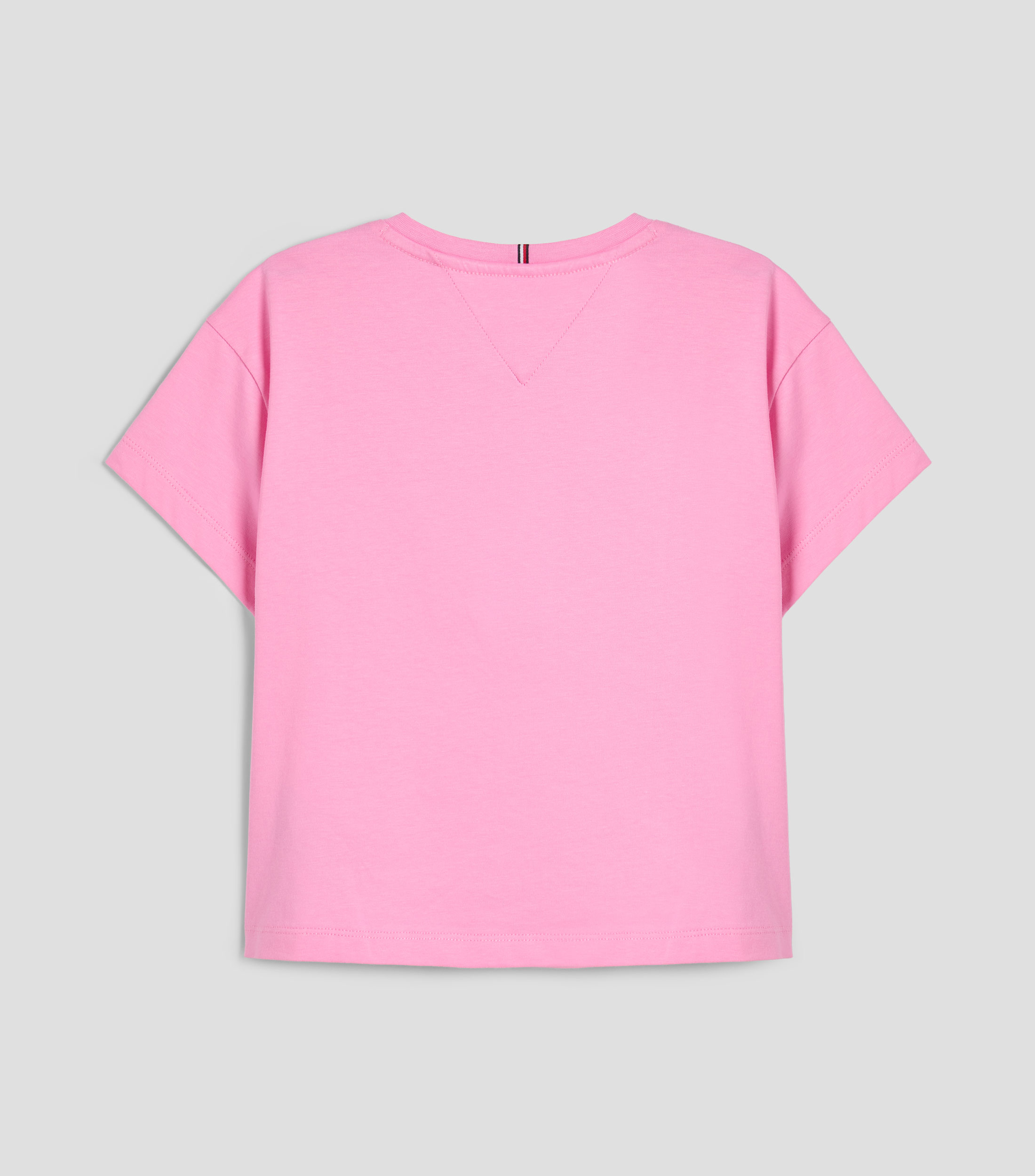 Playera cuello redondo manga corta fantasía con logo Niña