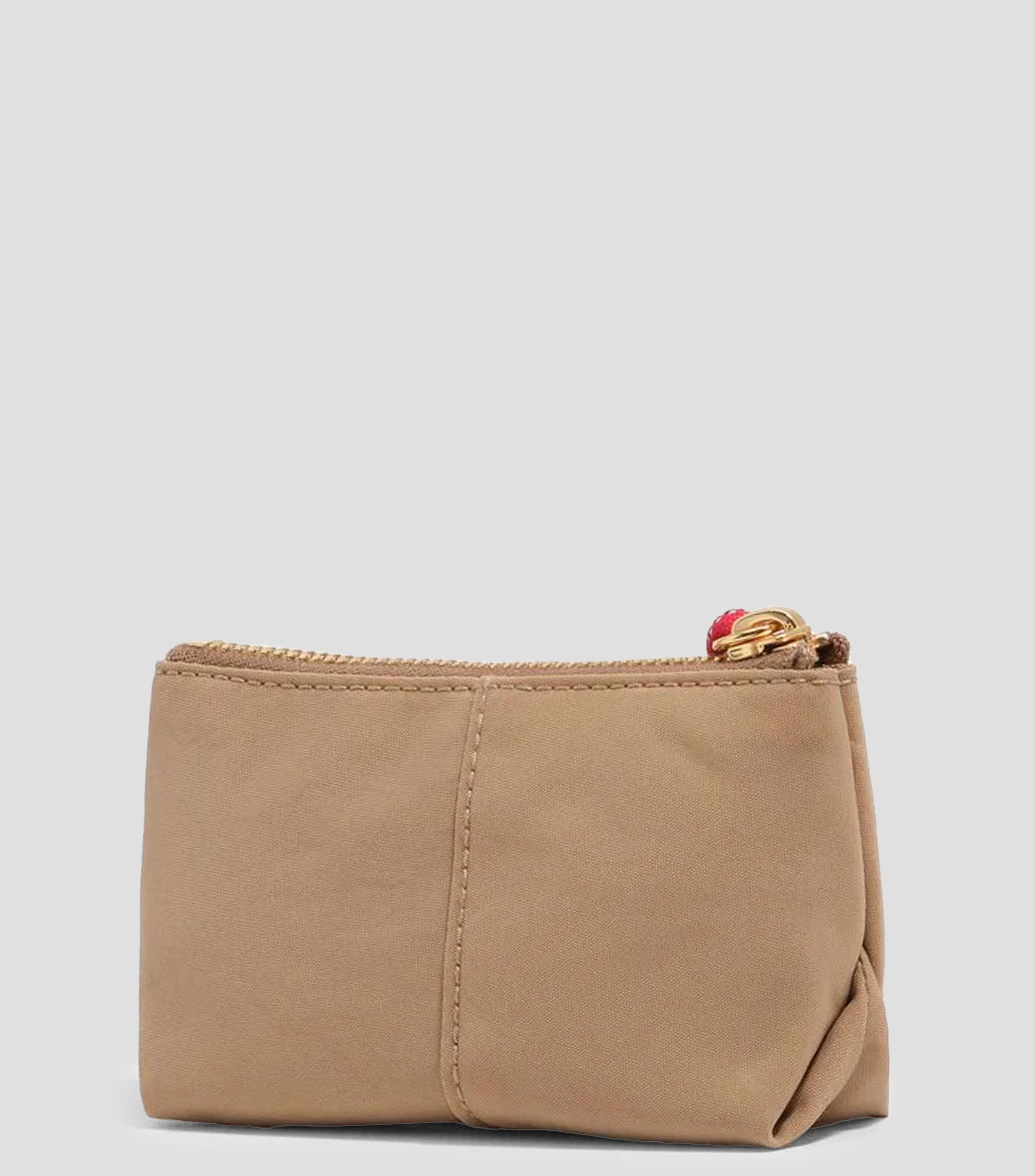 Monedero nylon camel Mujer