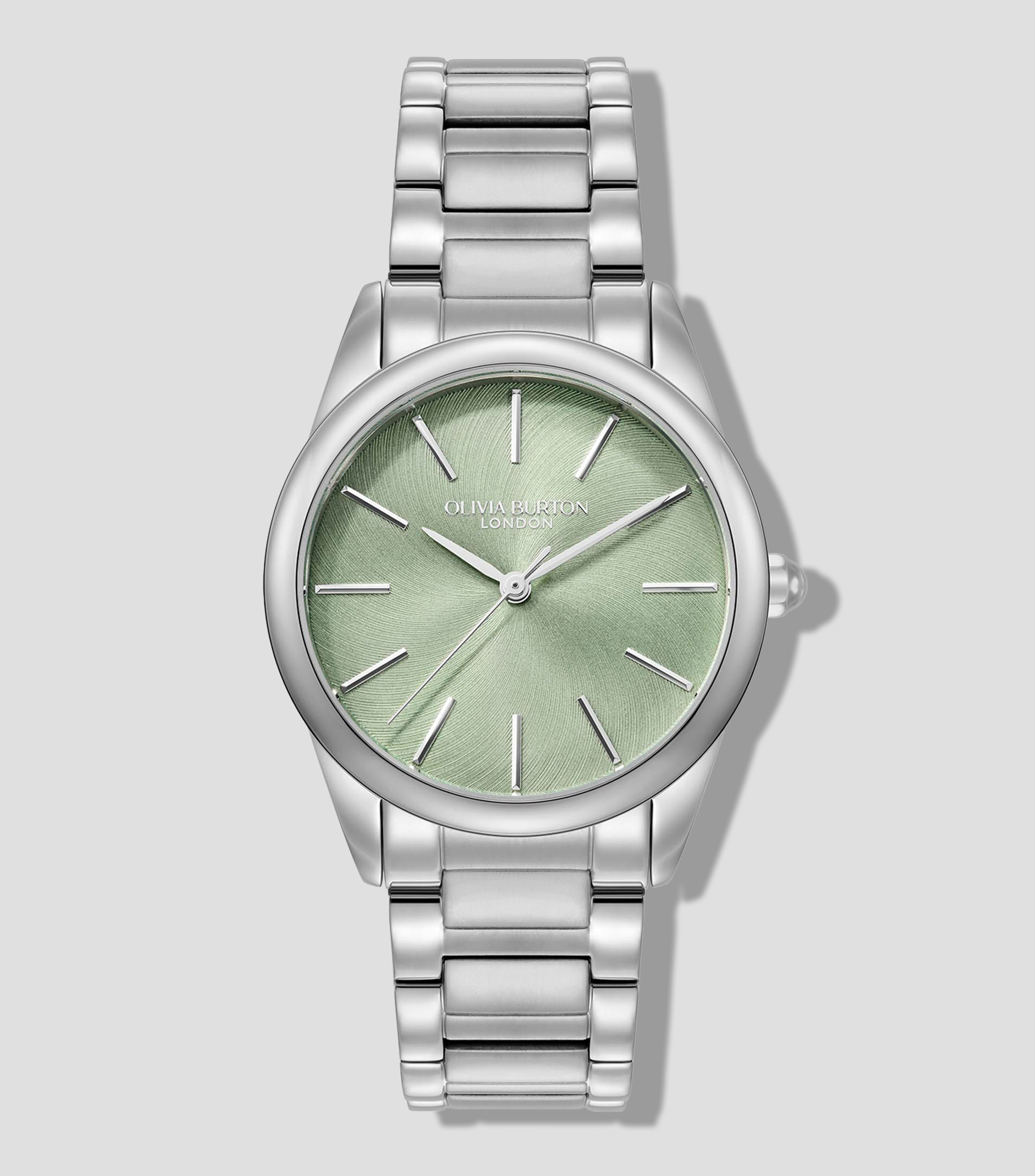 Reloj para Mujer Intensity Casual Verde, Plateado