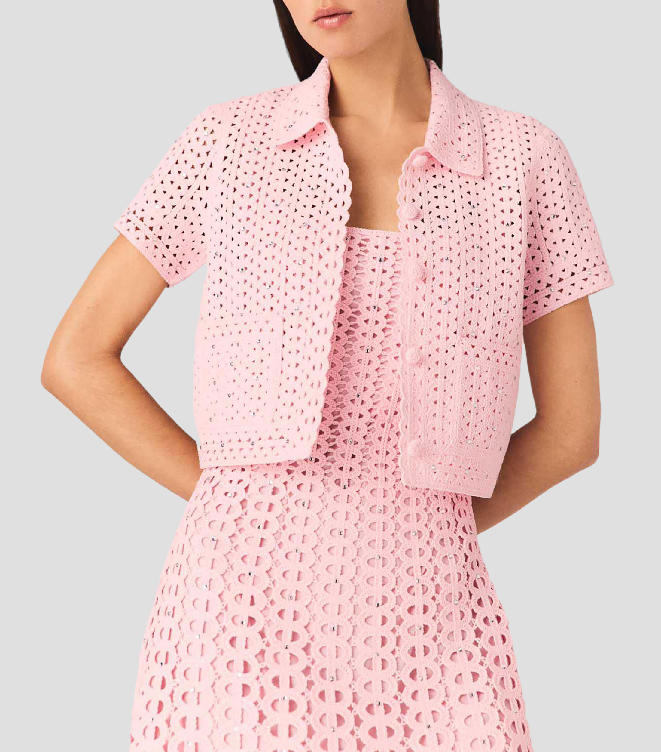 Camisa microdiseño manga corta 226Mykinga Mujer