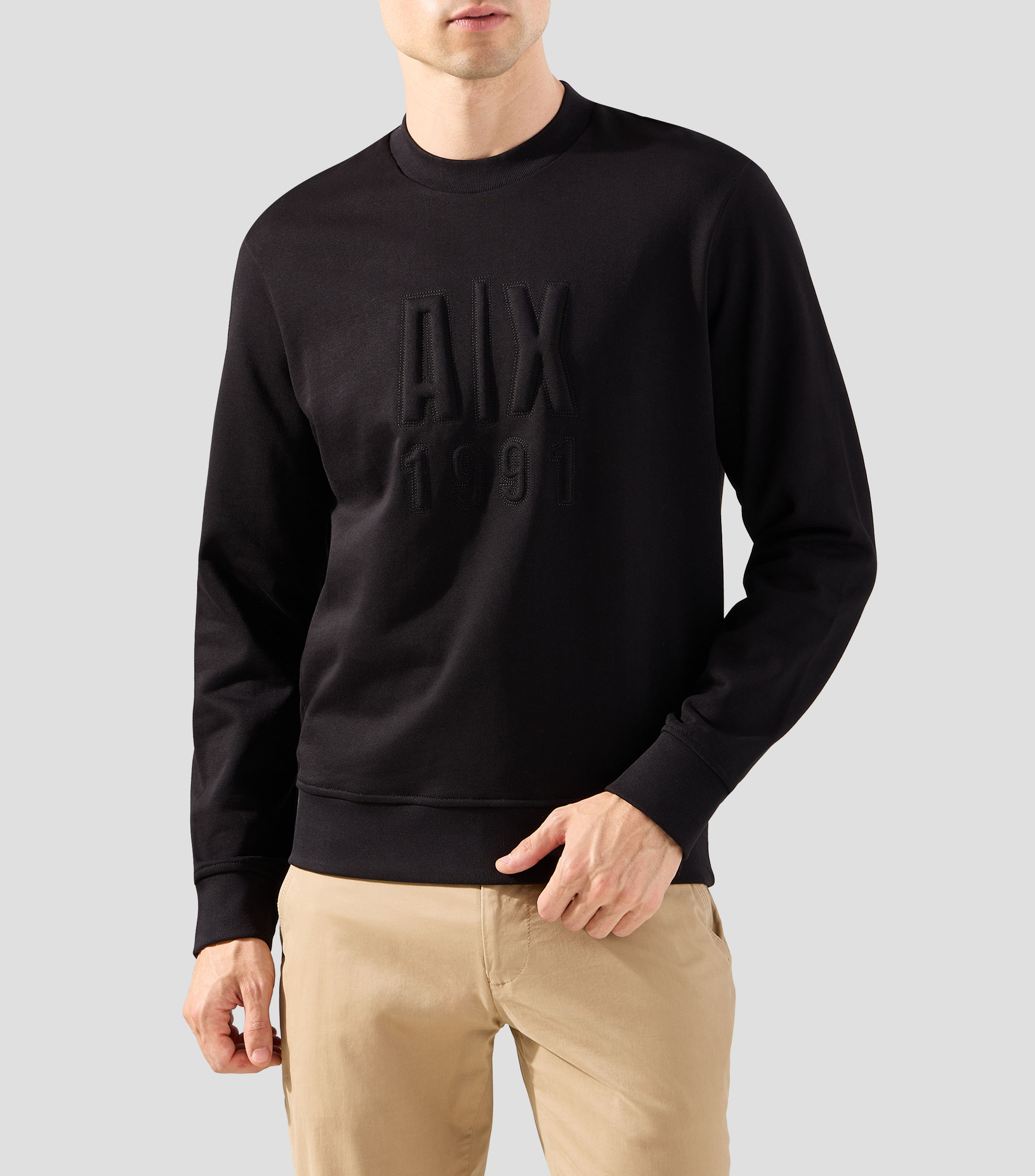 Suéter cuello redondo Hombre