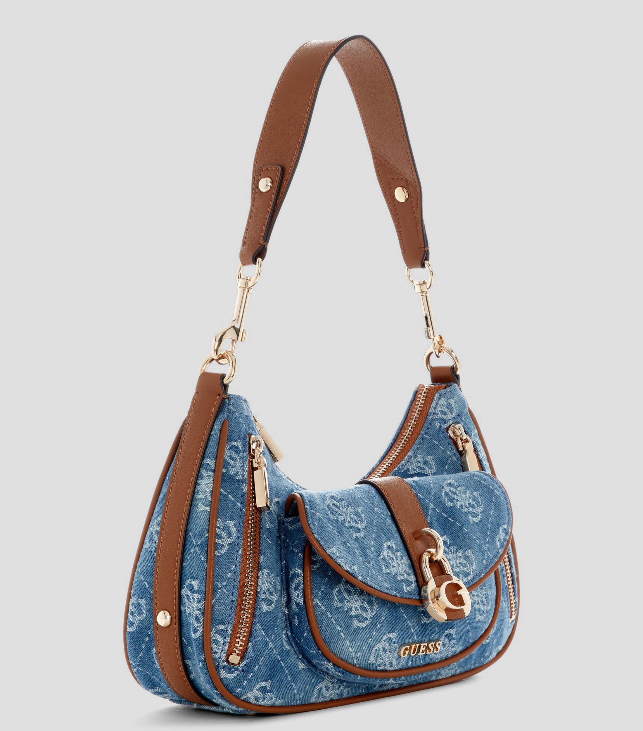 Bolsa shoulder denim Jessa estampada Mujer