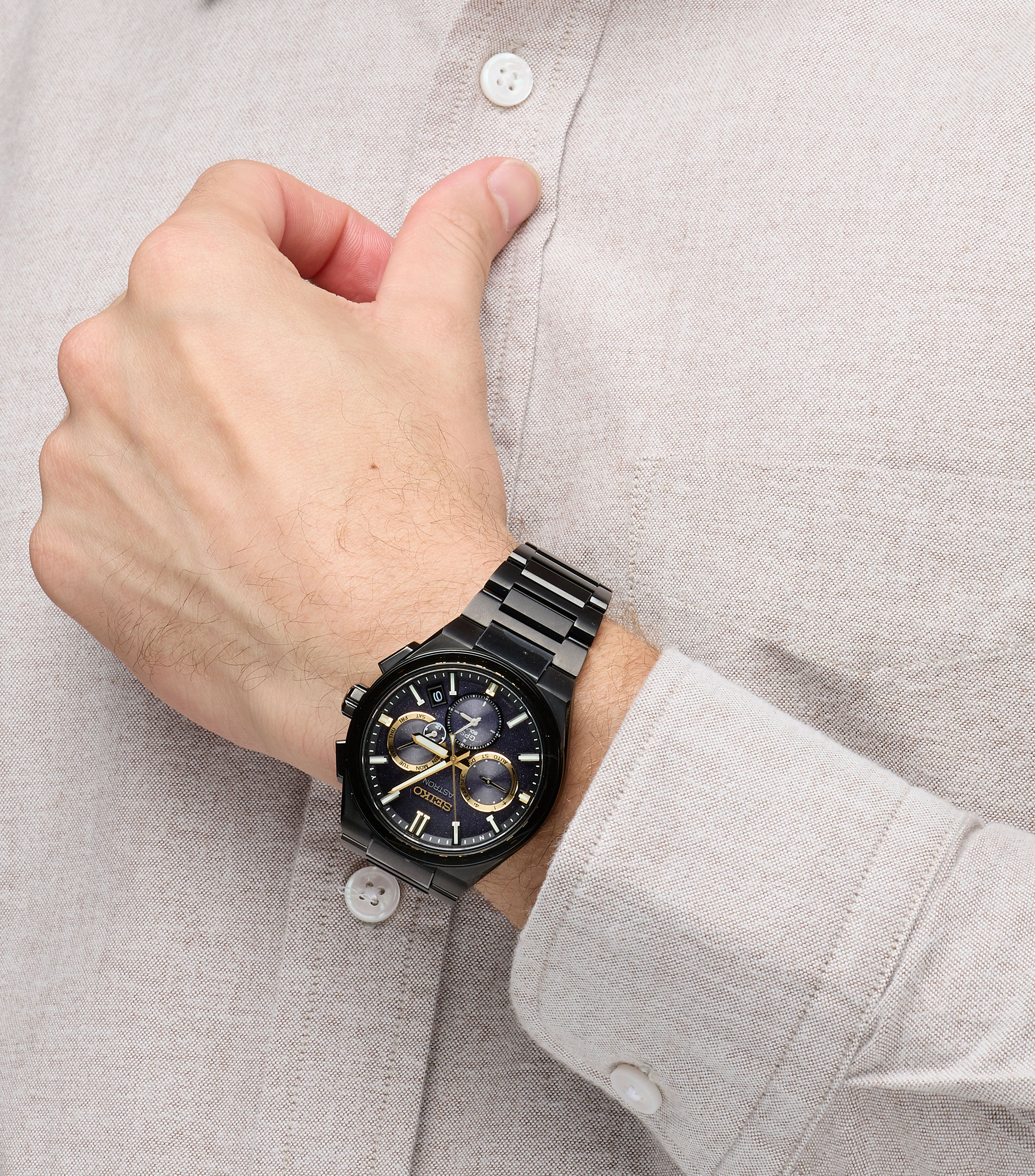 Reloj para Hombre Luxe Astron Solar GPS SSH145