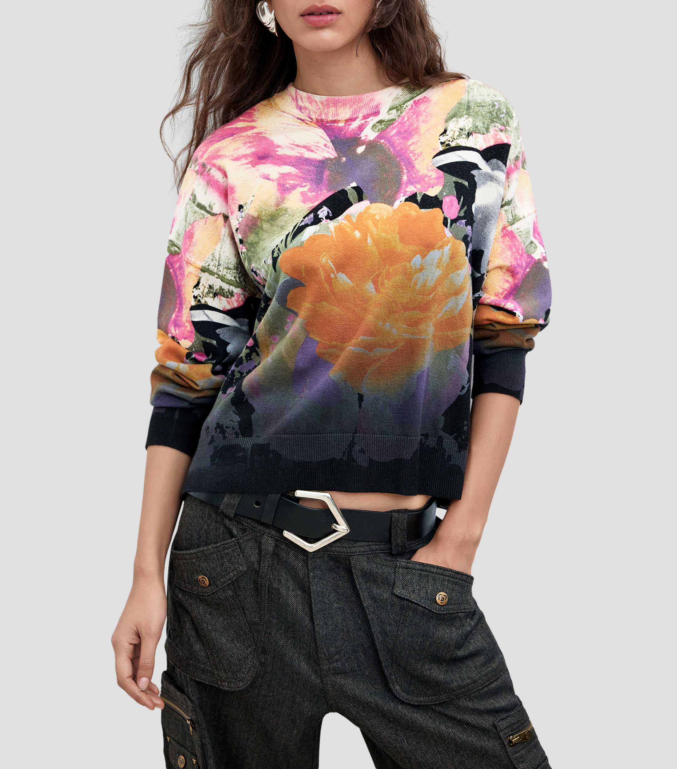 Suéter Cuello Redondo Mujer