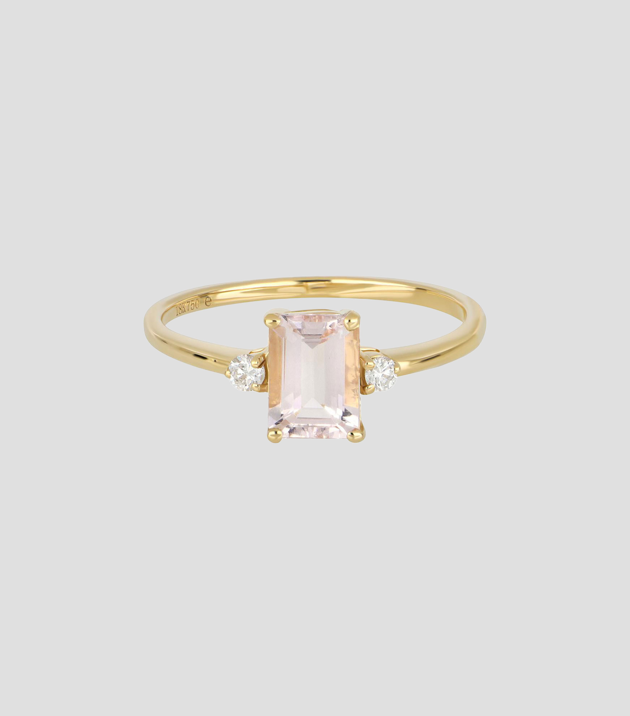 Anillo en oro amarillo de 18 Kilates Mujer