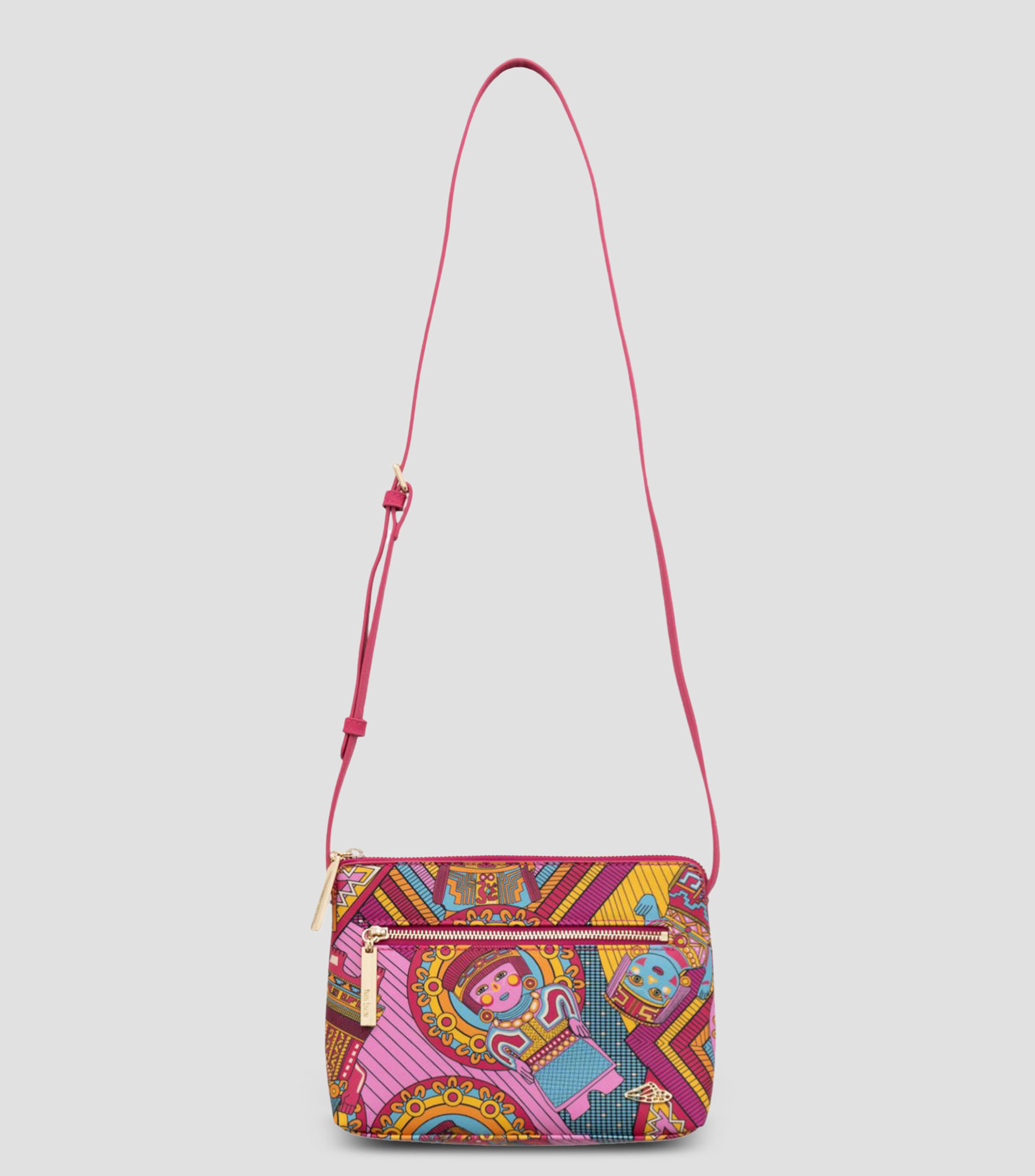 Bolsa Crossbody Caritas Sonrientes de Veracruz Mujer