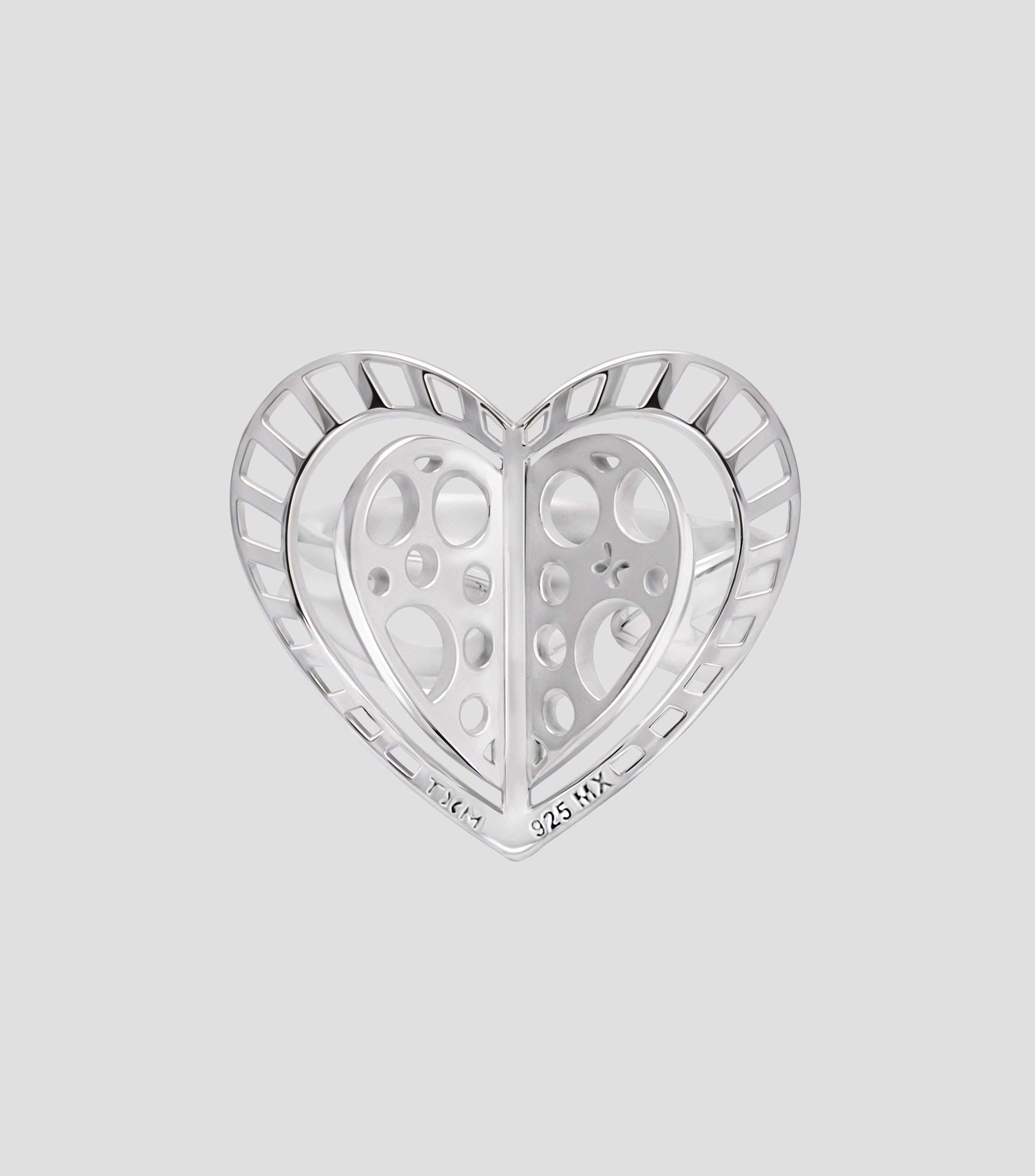 Anillo en plata .925 corazón Mujer