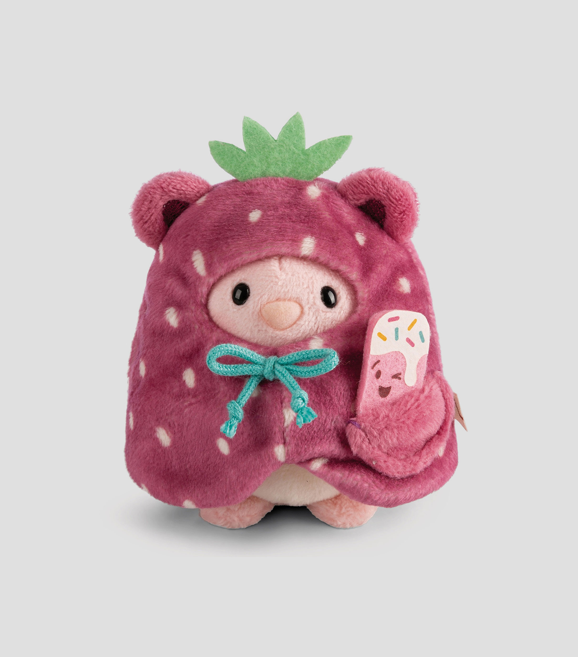 Peluche MyMochi Conejo disfraz de fresa
