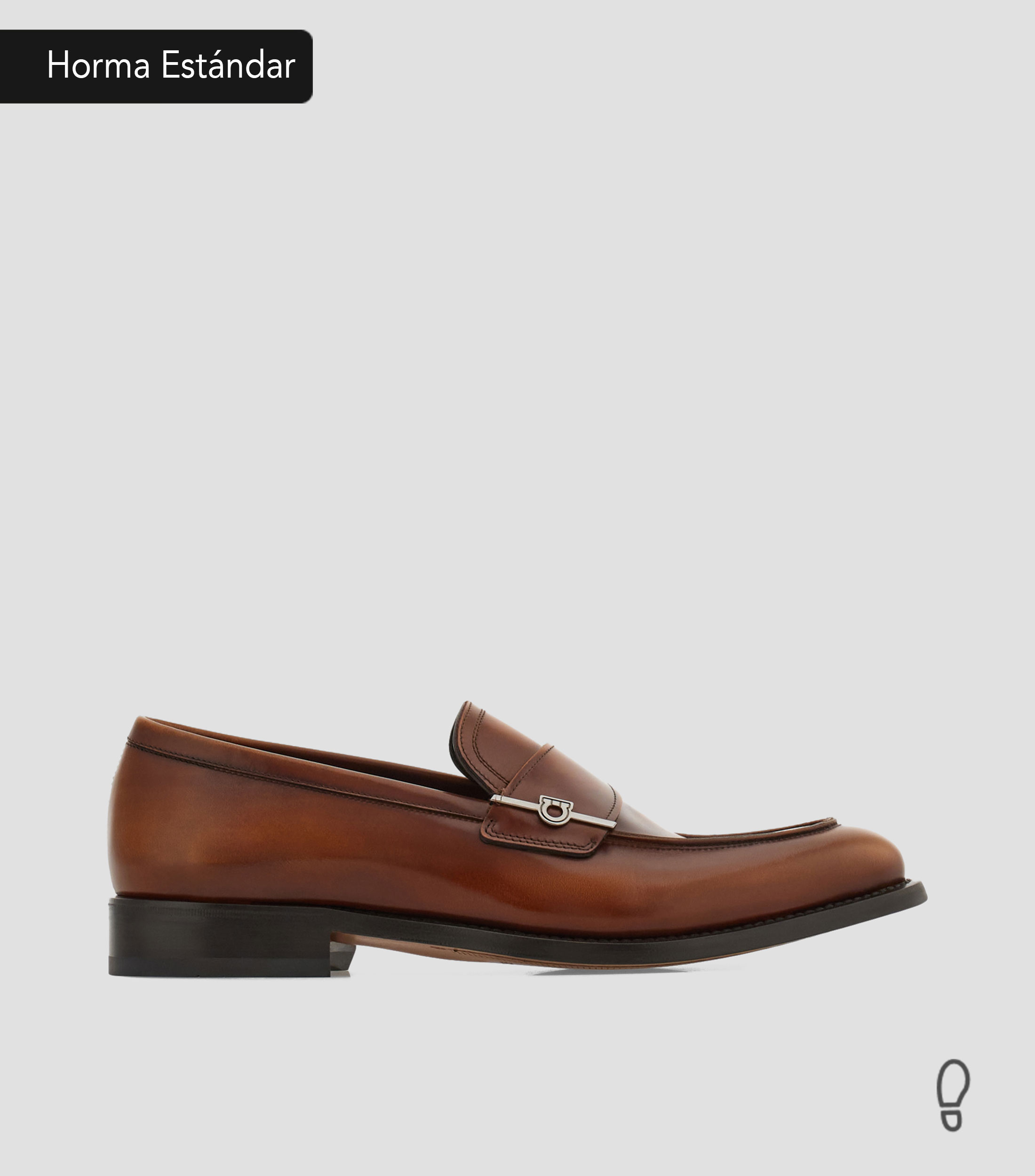 Mocasines penny adorno Gancini Hombre