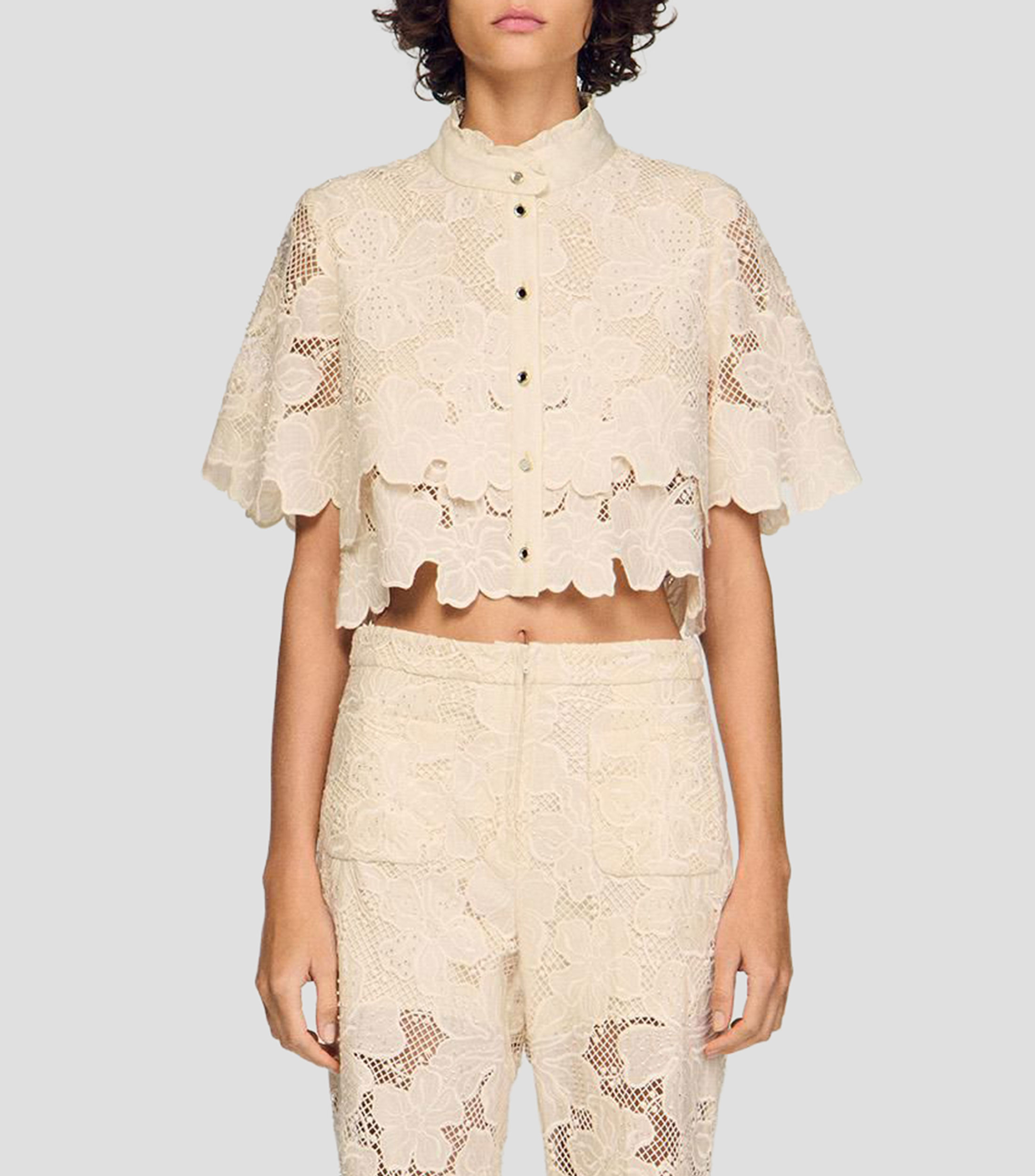 Blusa de diseño fantasía manga corta Mujer