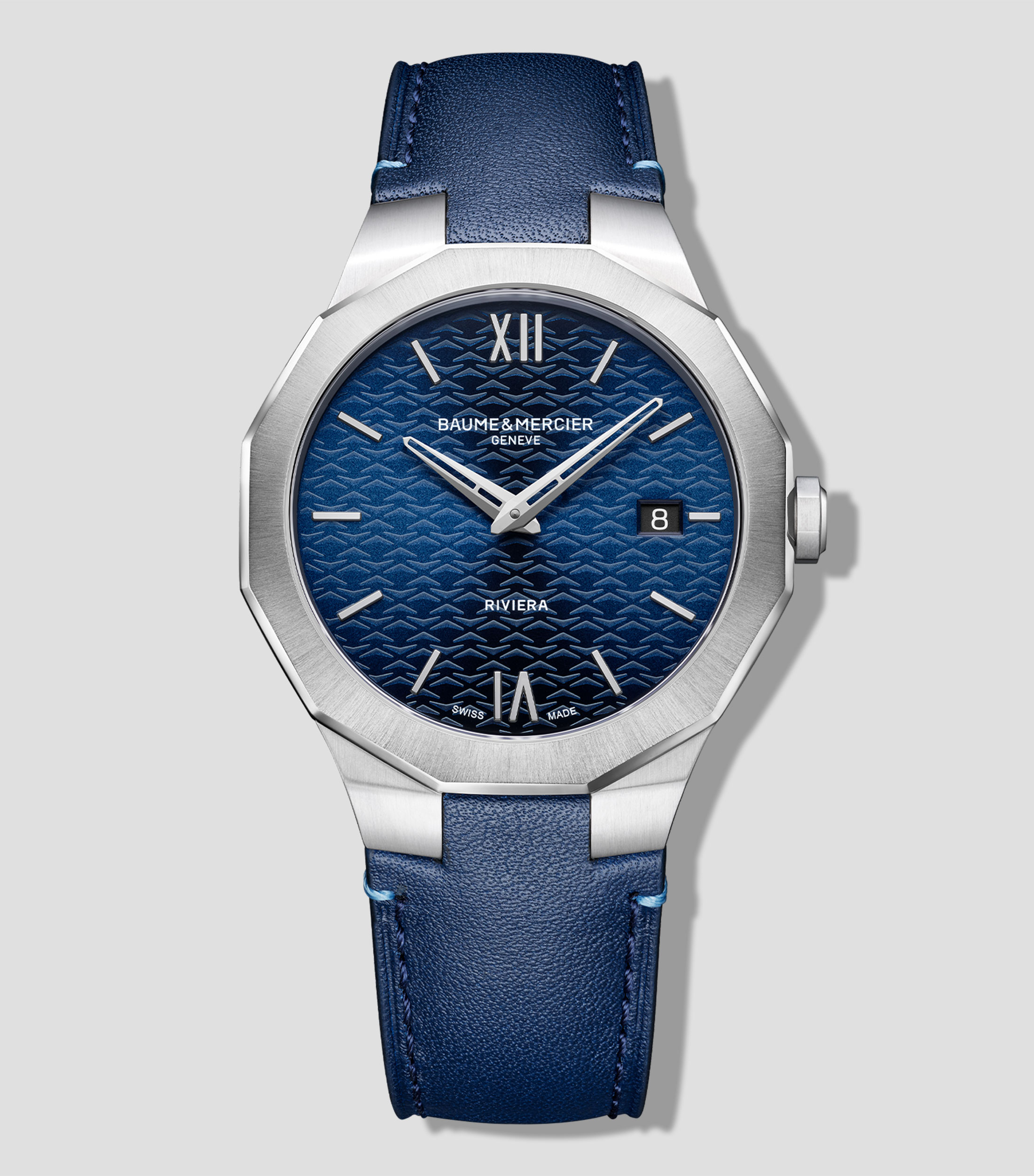 Reloj para Hombre Riviera casual plateado