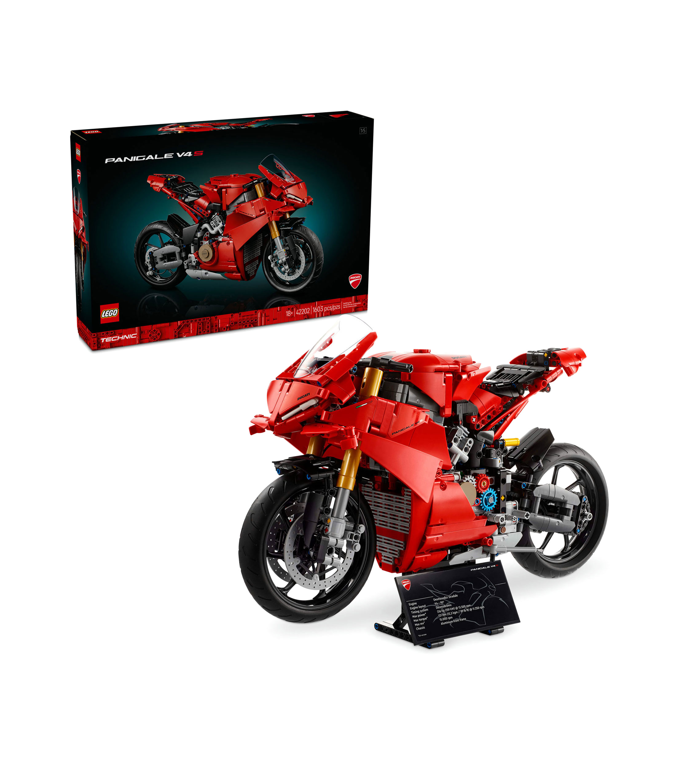 Lego Technic Moto Ducati Panigale V4 S 42202