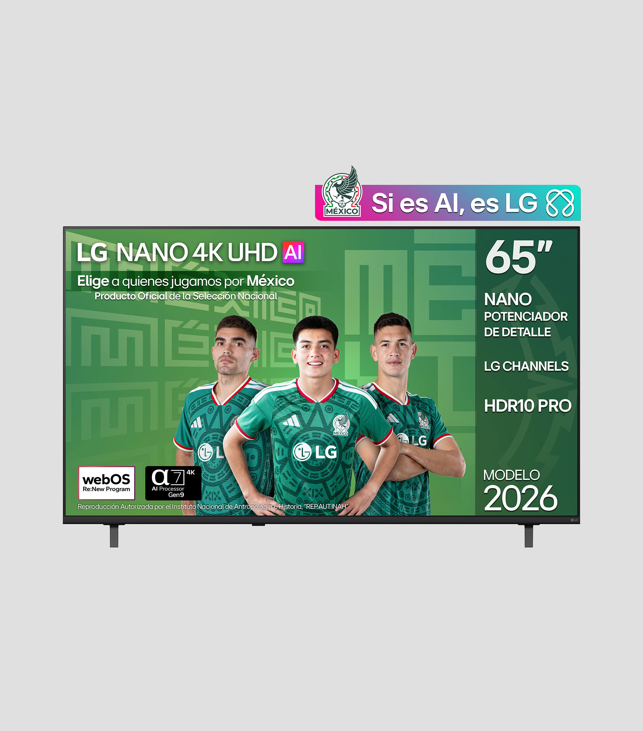 Pantalla 65 Pulgadas Plana NanoCell 4K 65NU850BPSA