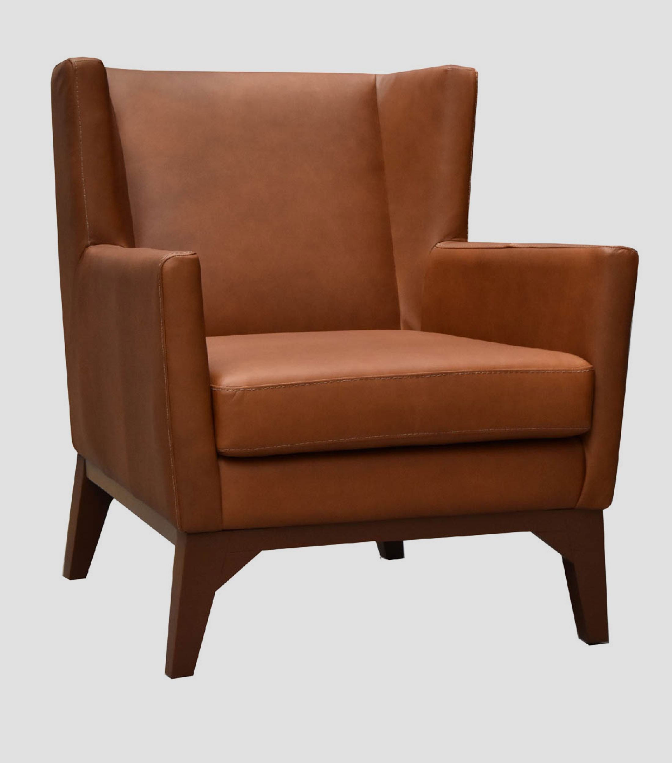 Sillón en piel Portico Miel