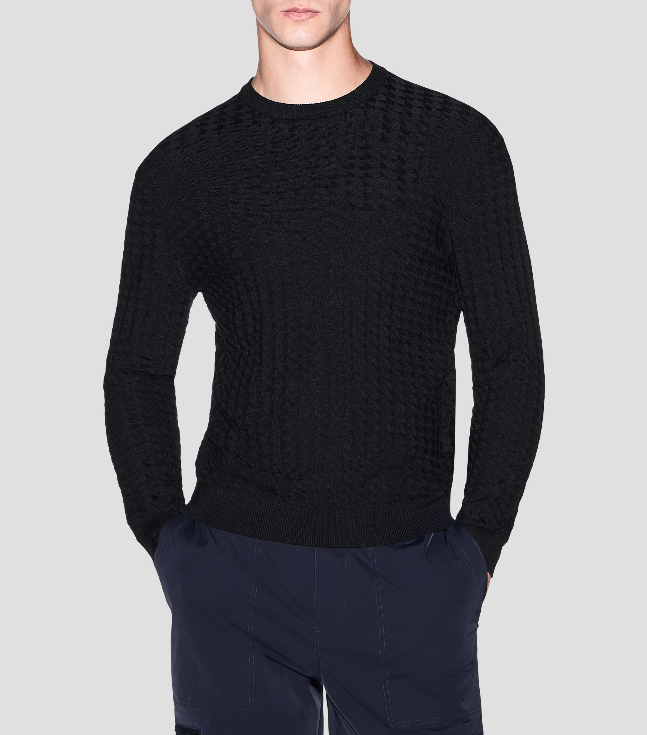 Suéter cuello redondo Hombre