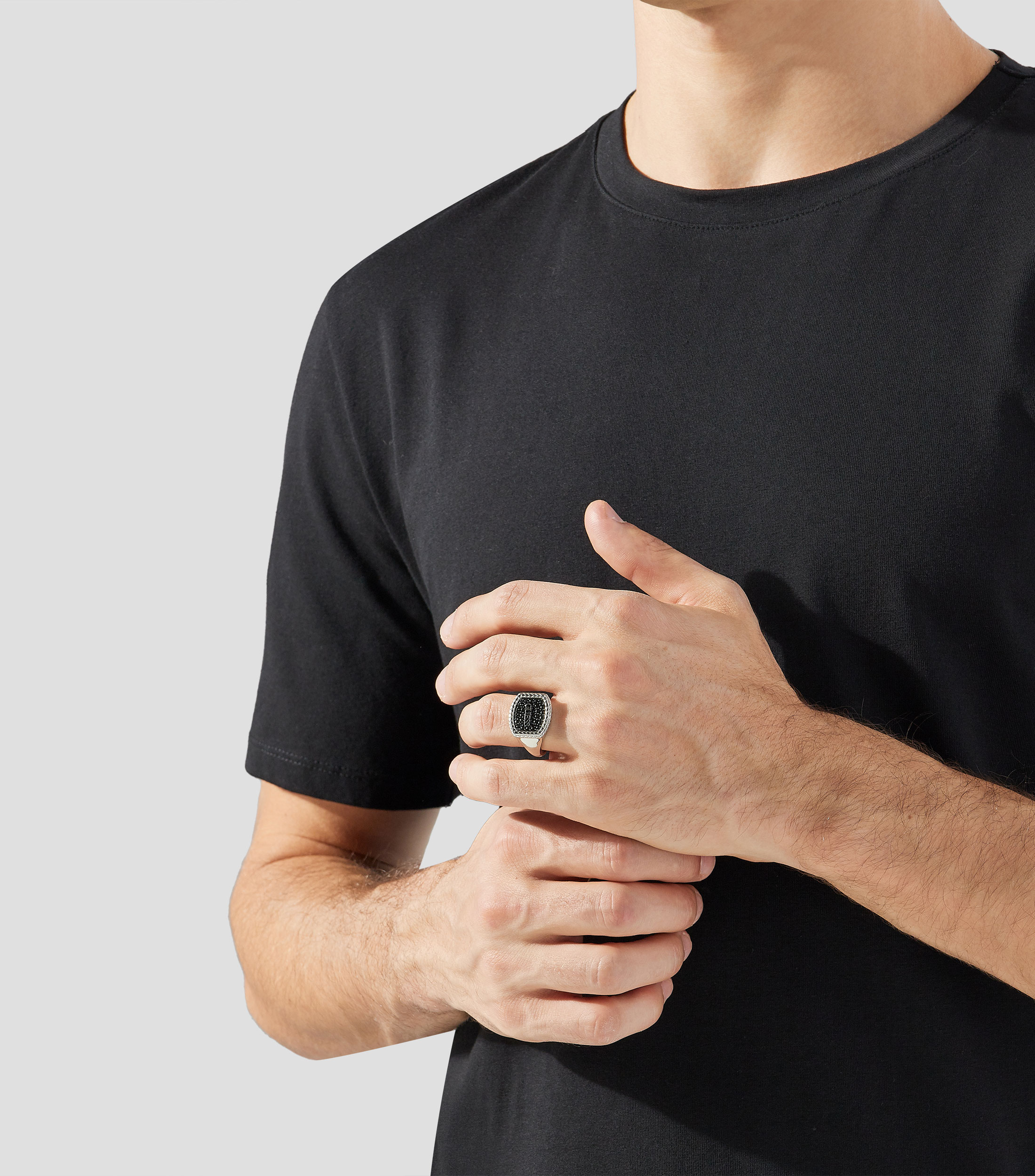 Anillo Sailor Knot con pedreria Hombre